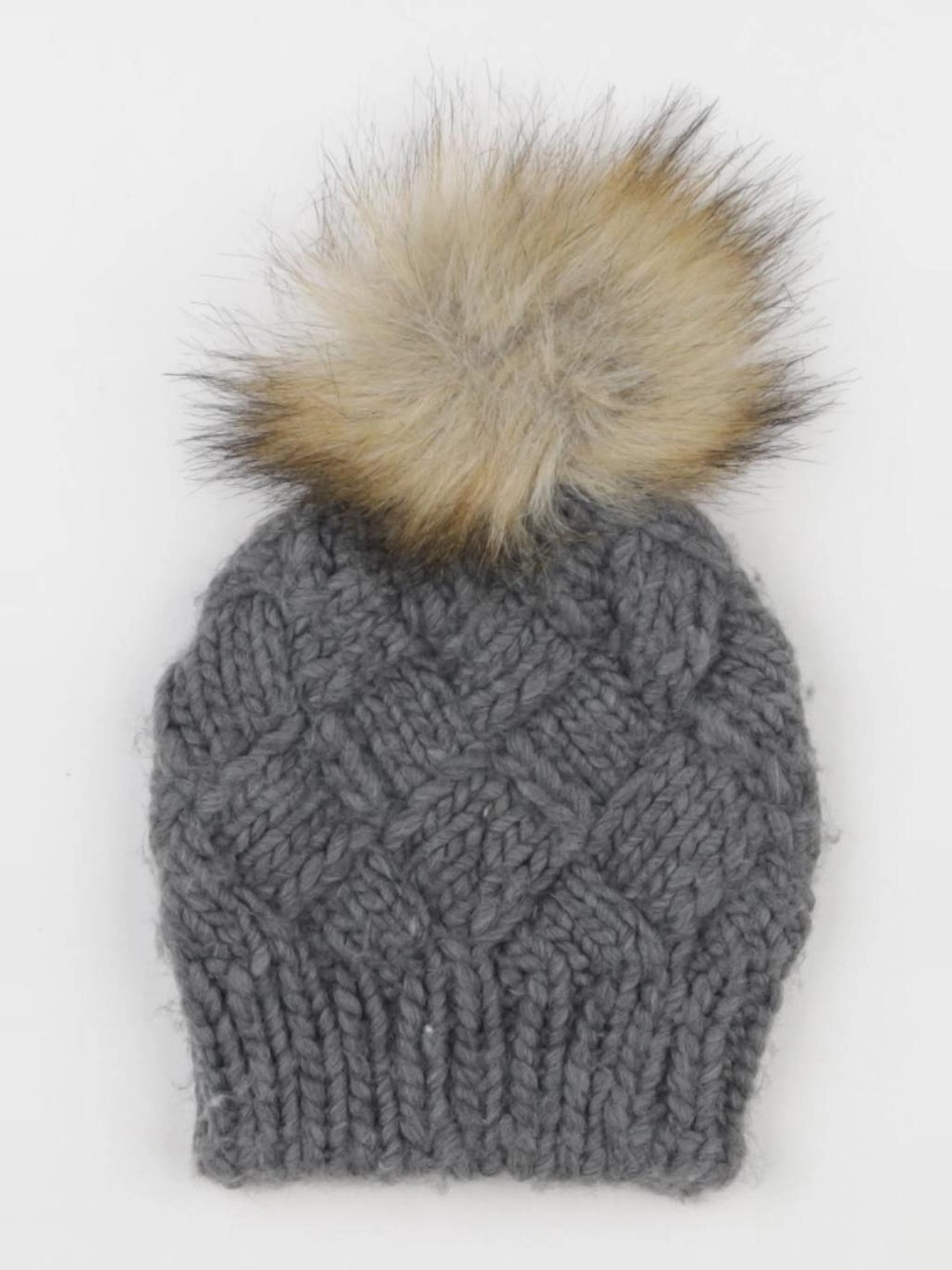 Vertbaudet - bonnet gris - 4/6 ans
