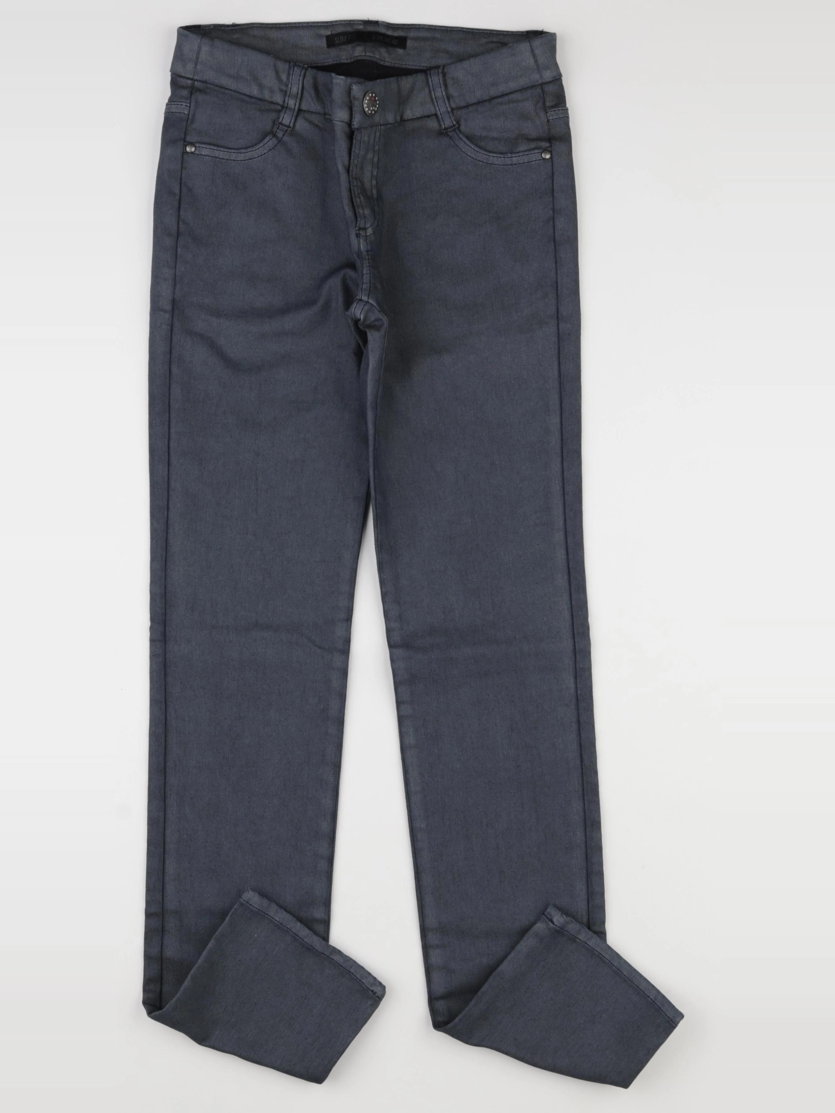 IKKS - pantalon gris, argent - 12 ans