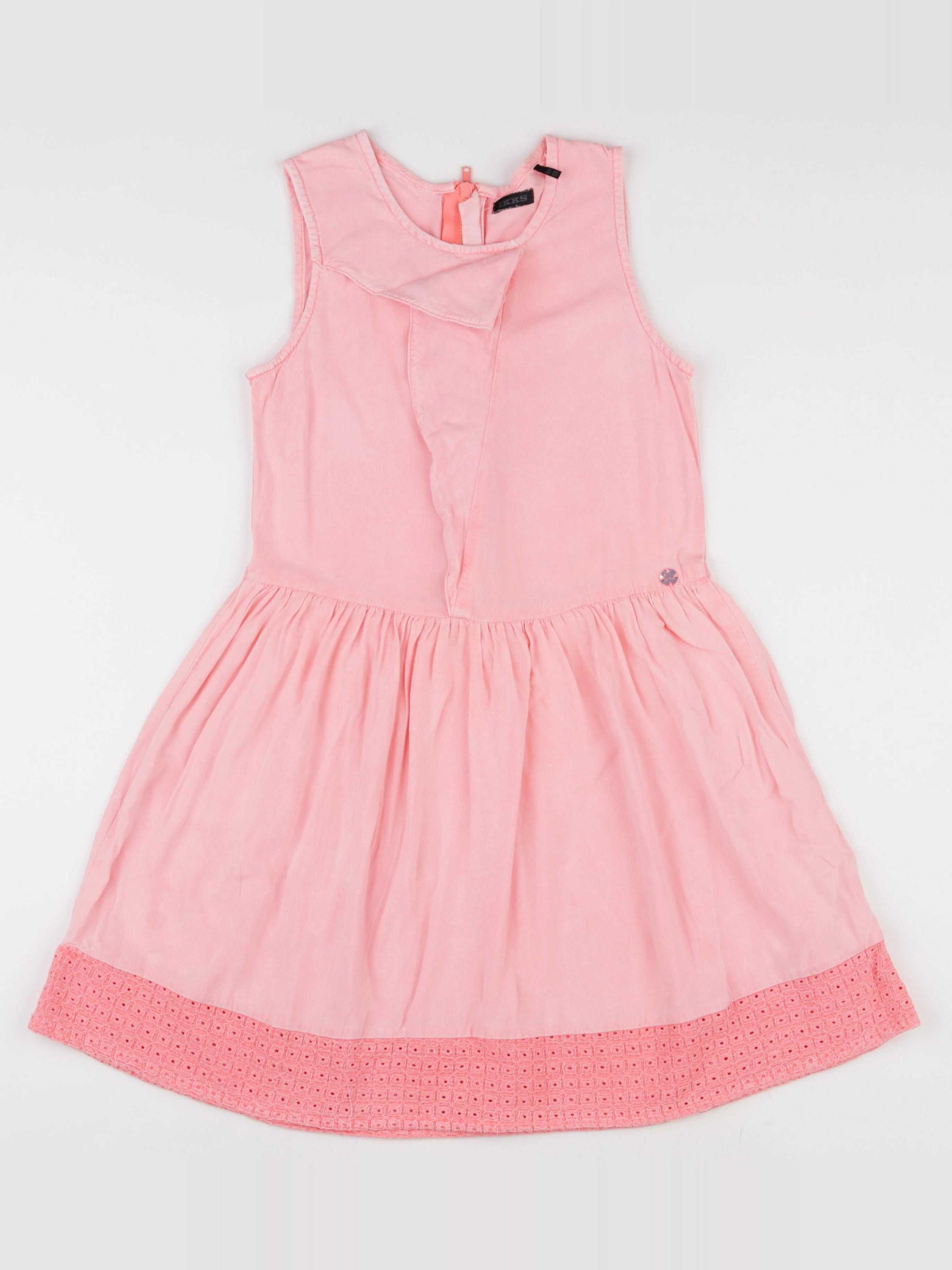 IKKS - robe rose - 10 ans
