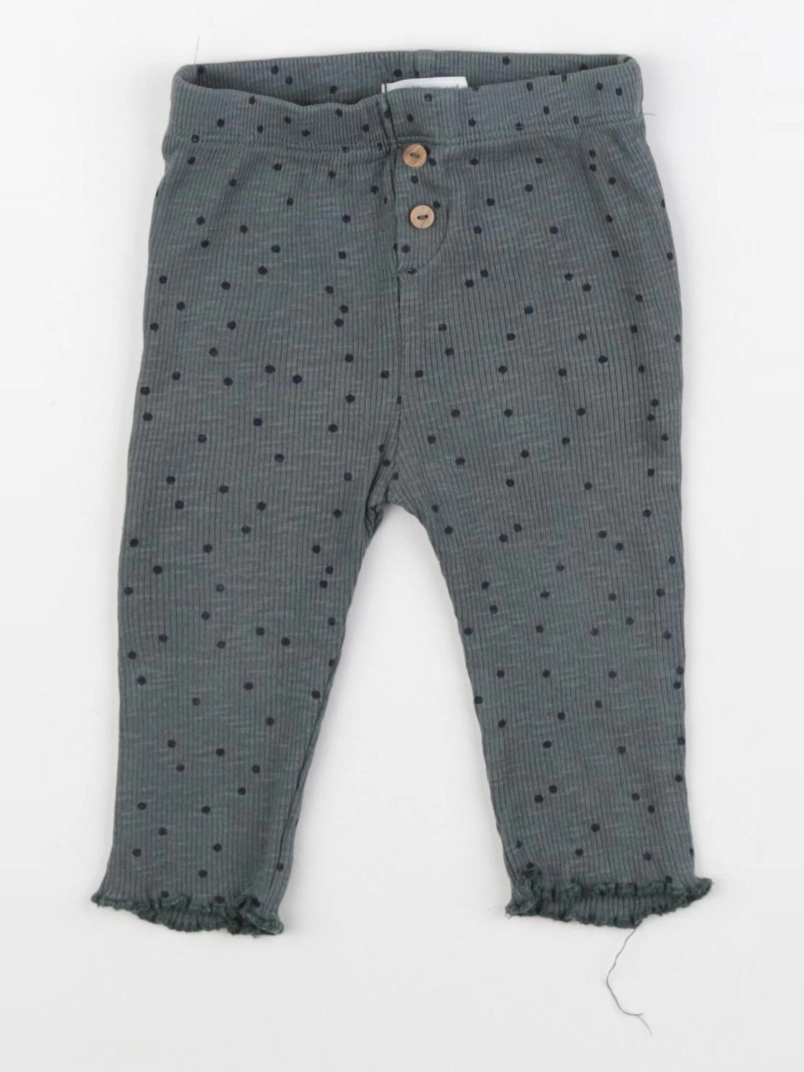 Vertbaudet - legging vert - 6 mois