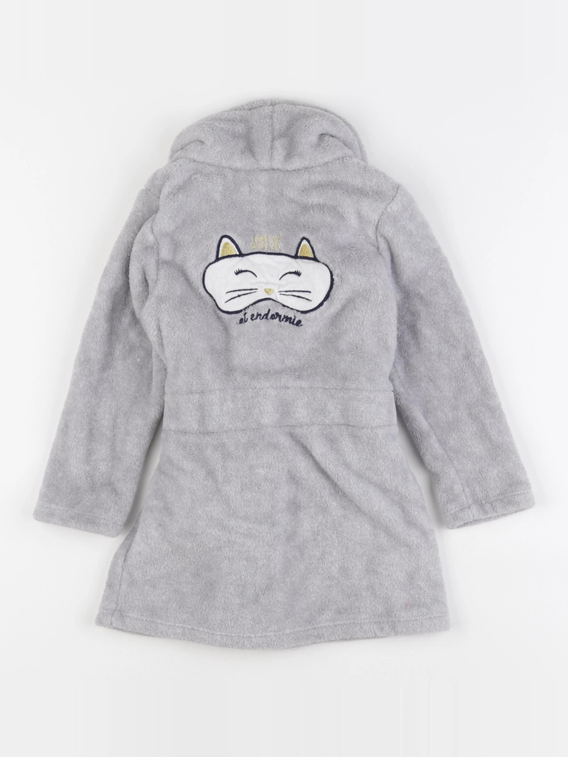 Vertbaudet - robe de chambre gris - 3 ans