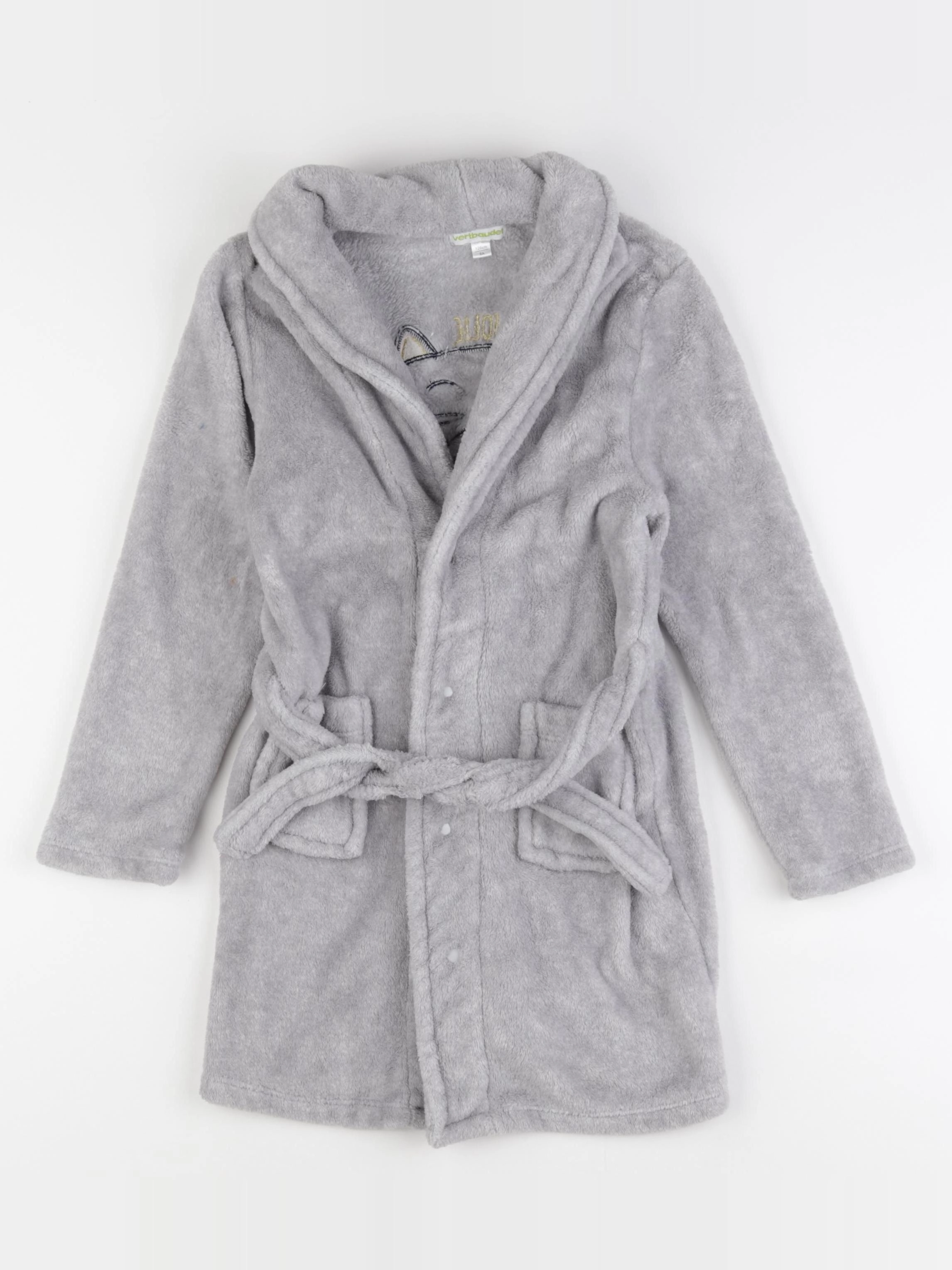Vertbaudet - robe de chambre gris - 8 ans