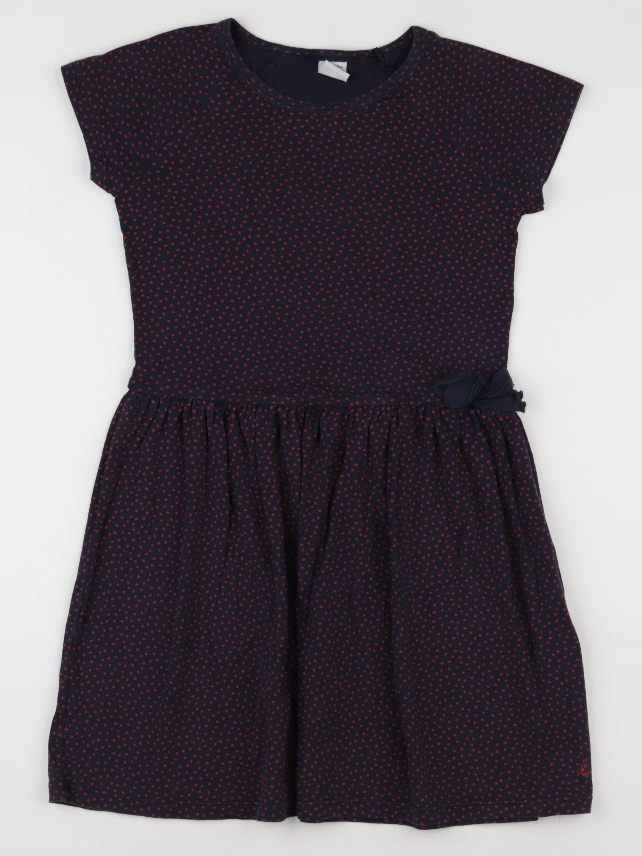 Petit Bateau - robe bleu, rouge - 10 ans