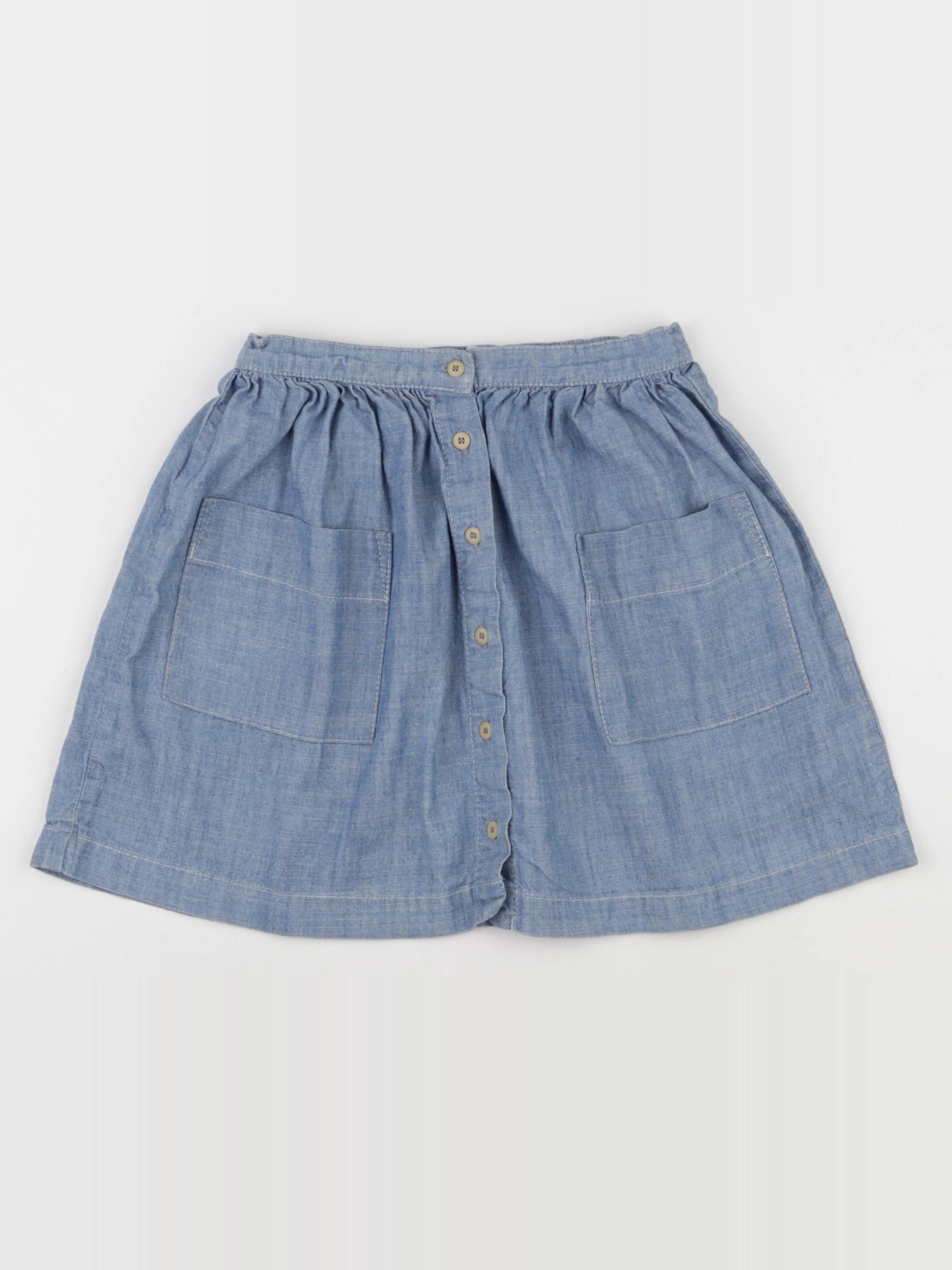 Petit Bateau - jupe bleu - 8 ans