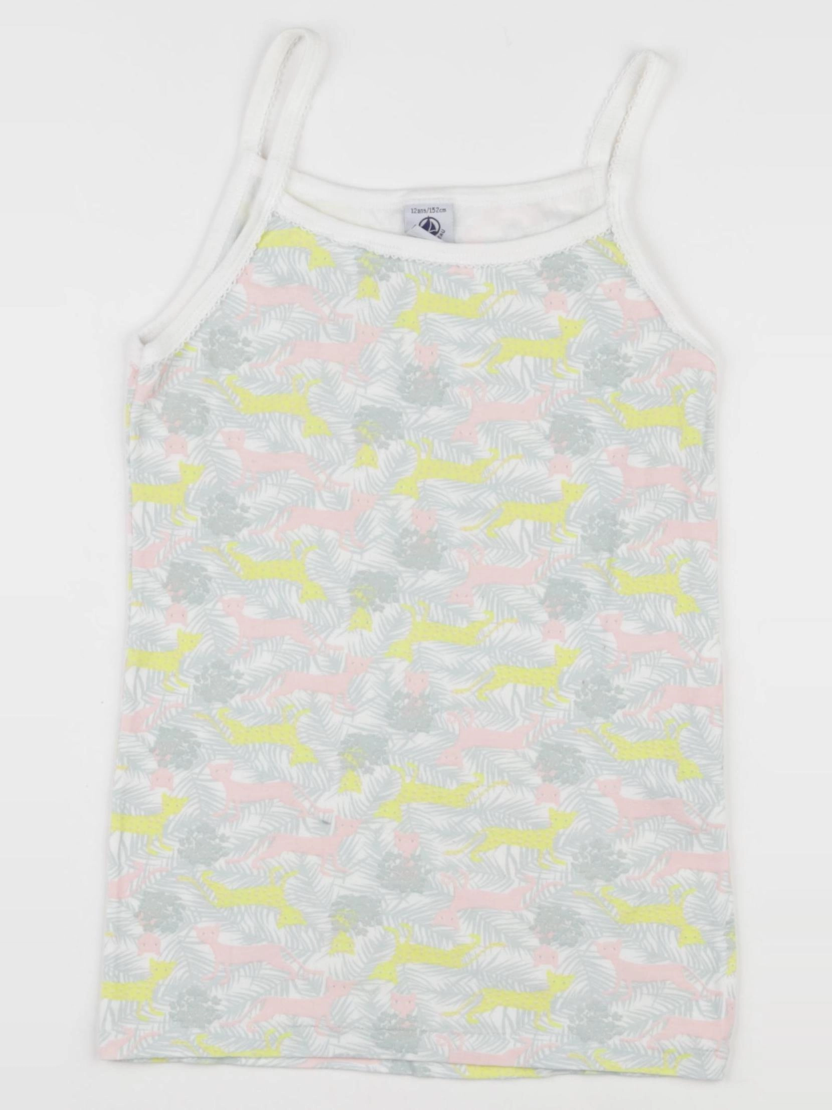 Petit Bateau - maillot de corps multicolore - 12 ans