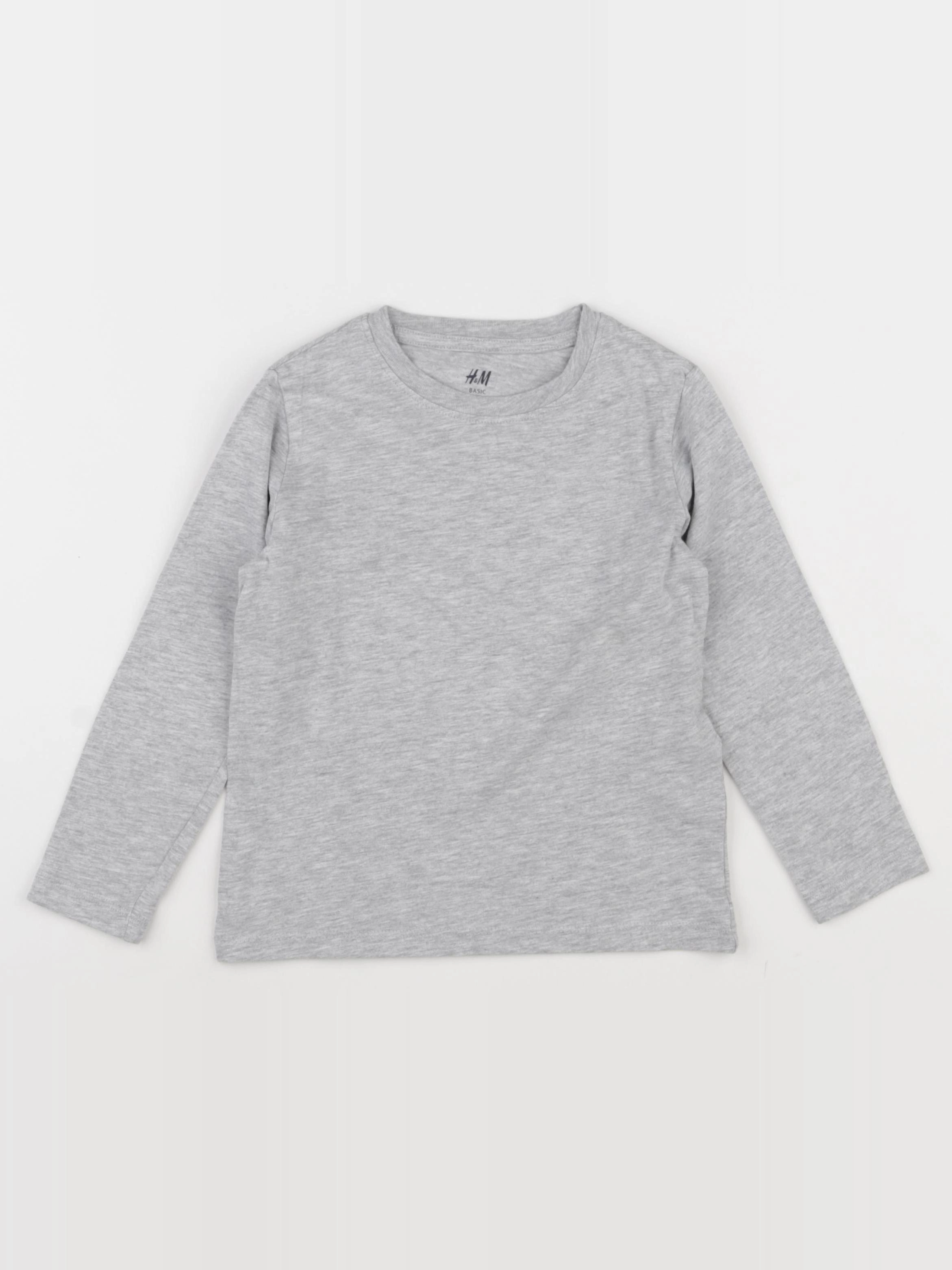 H&M - tee-shirt gris - 2/4 ans