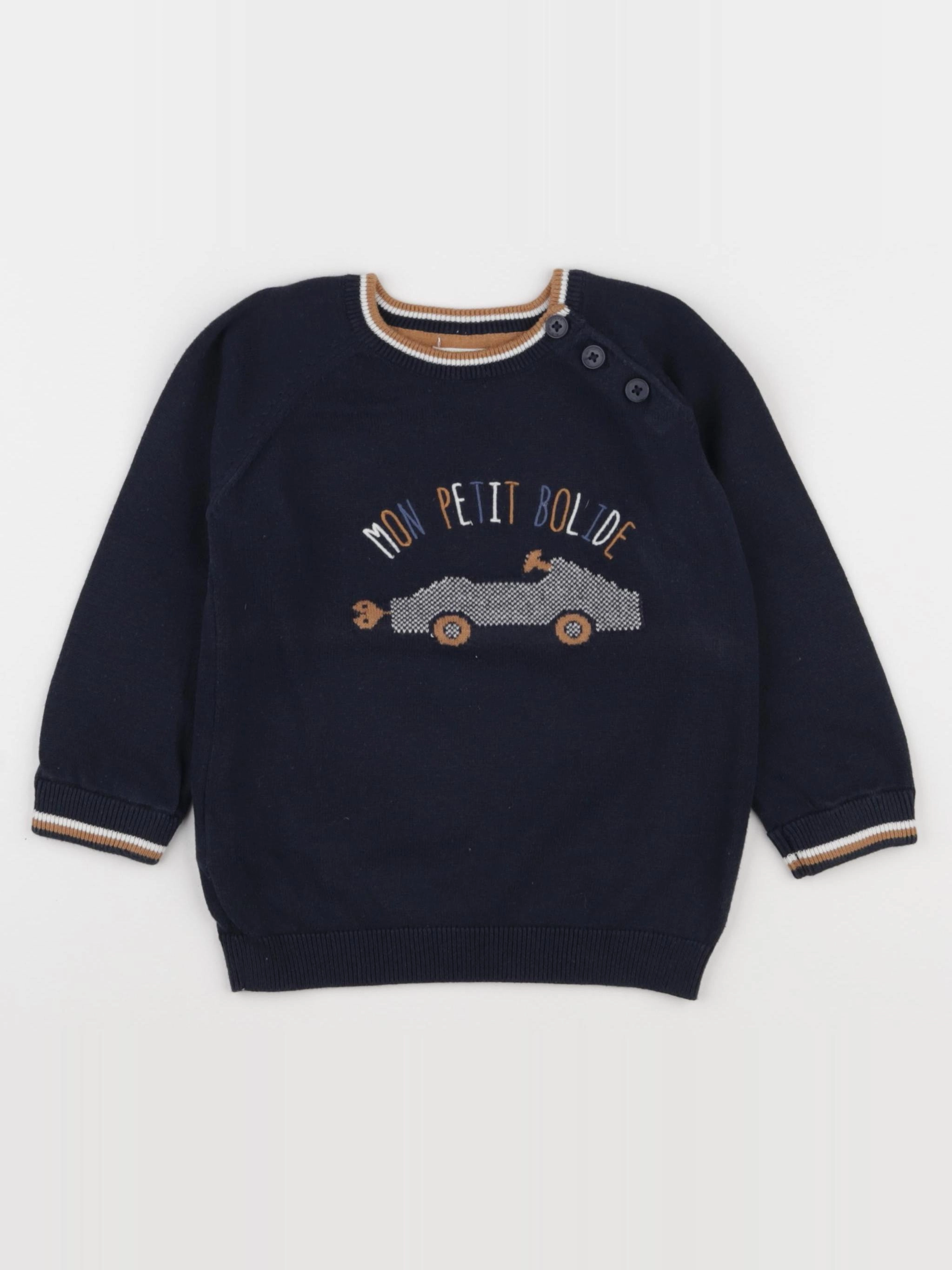 Tape à l'oeil - pull bleu - 24 mois