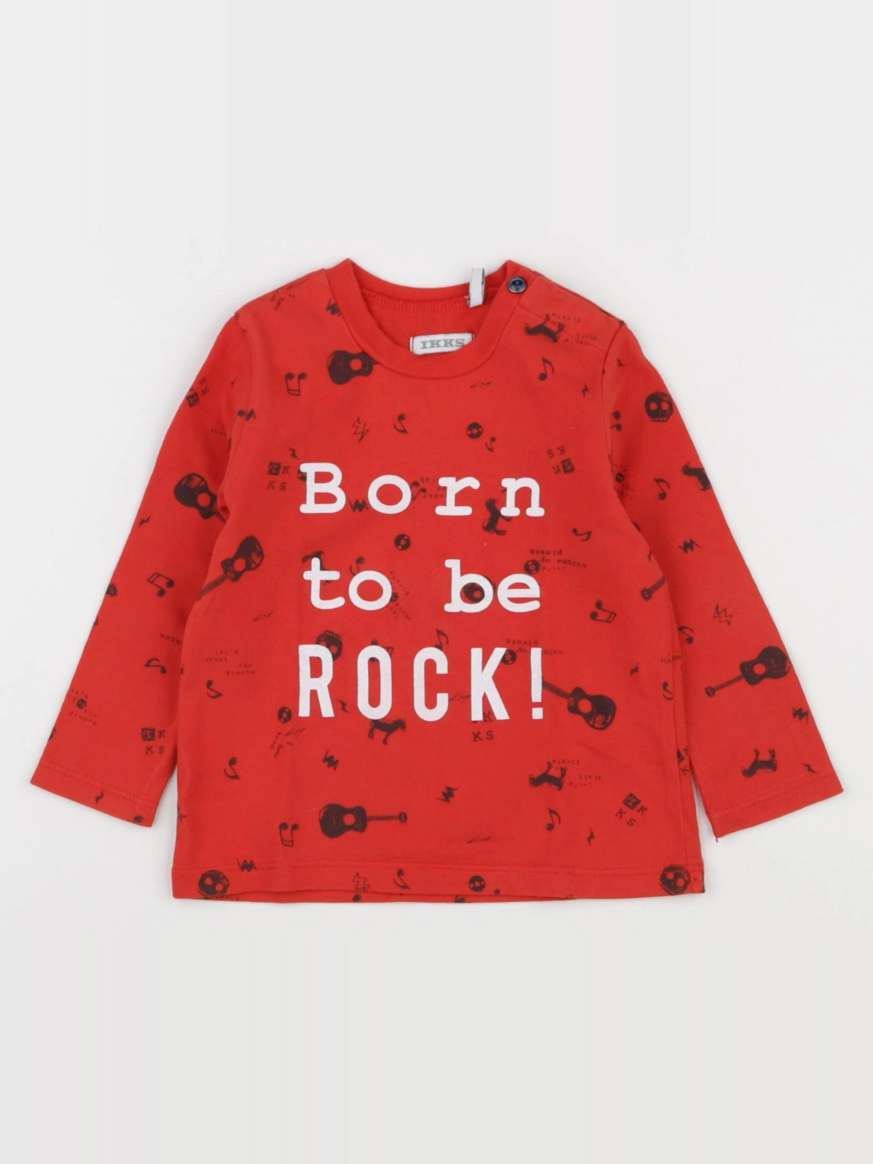 IKKS - tee-shirt rouge - 12 mois