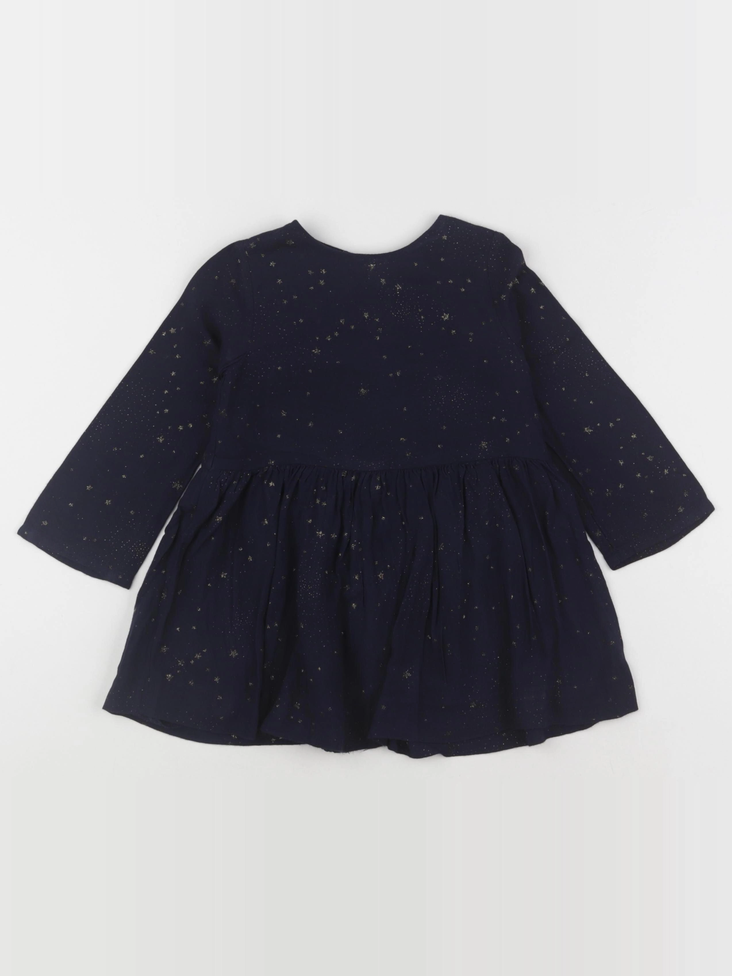 Zara - robe bleu - 2/3 ans