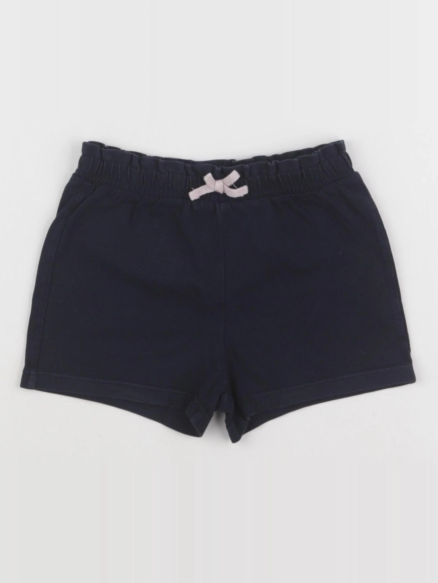 H&M - short bleu - 12/18 mois