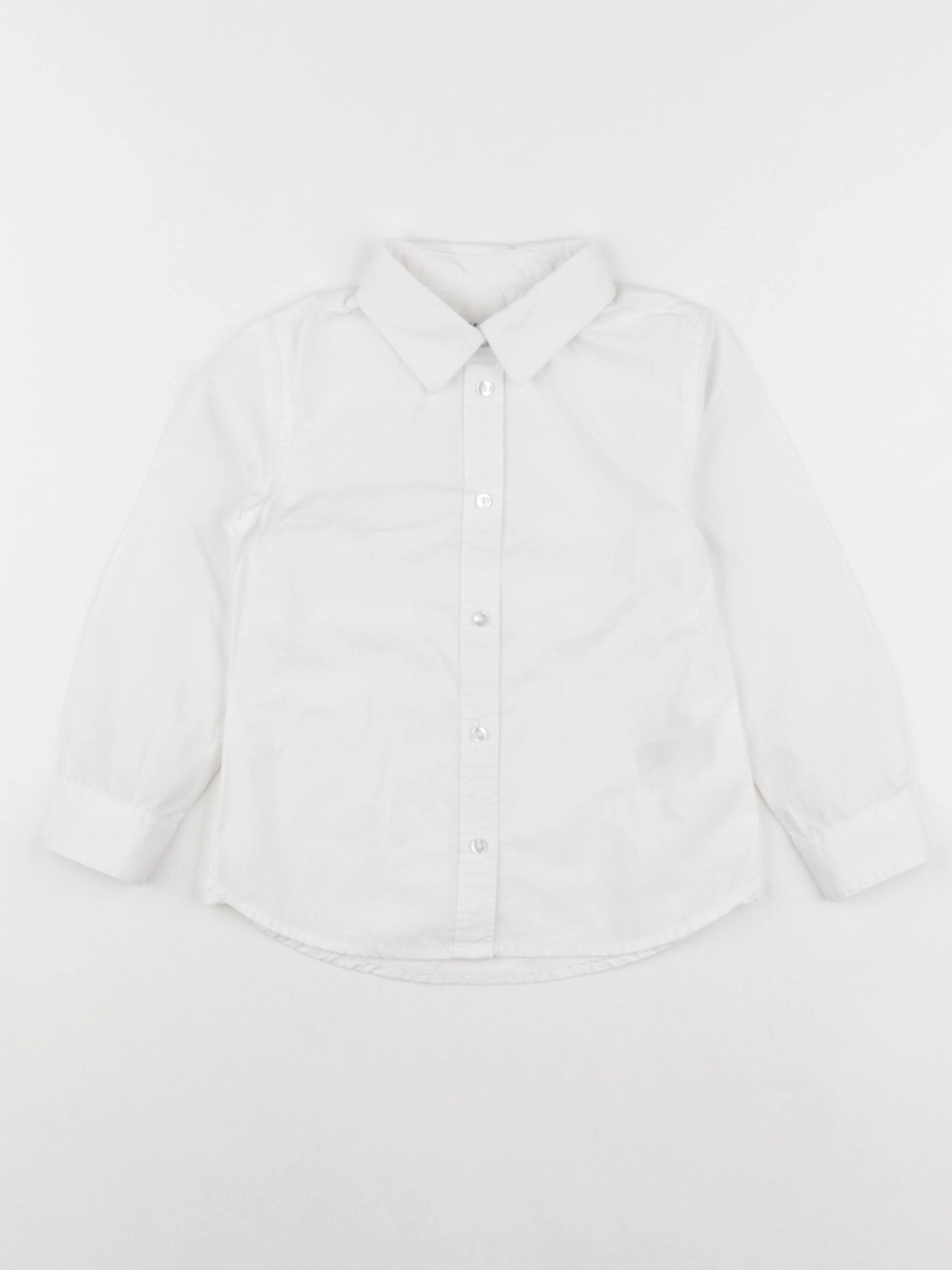 H&M - chemise blanc - 2/3 ans