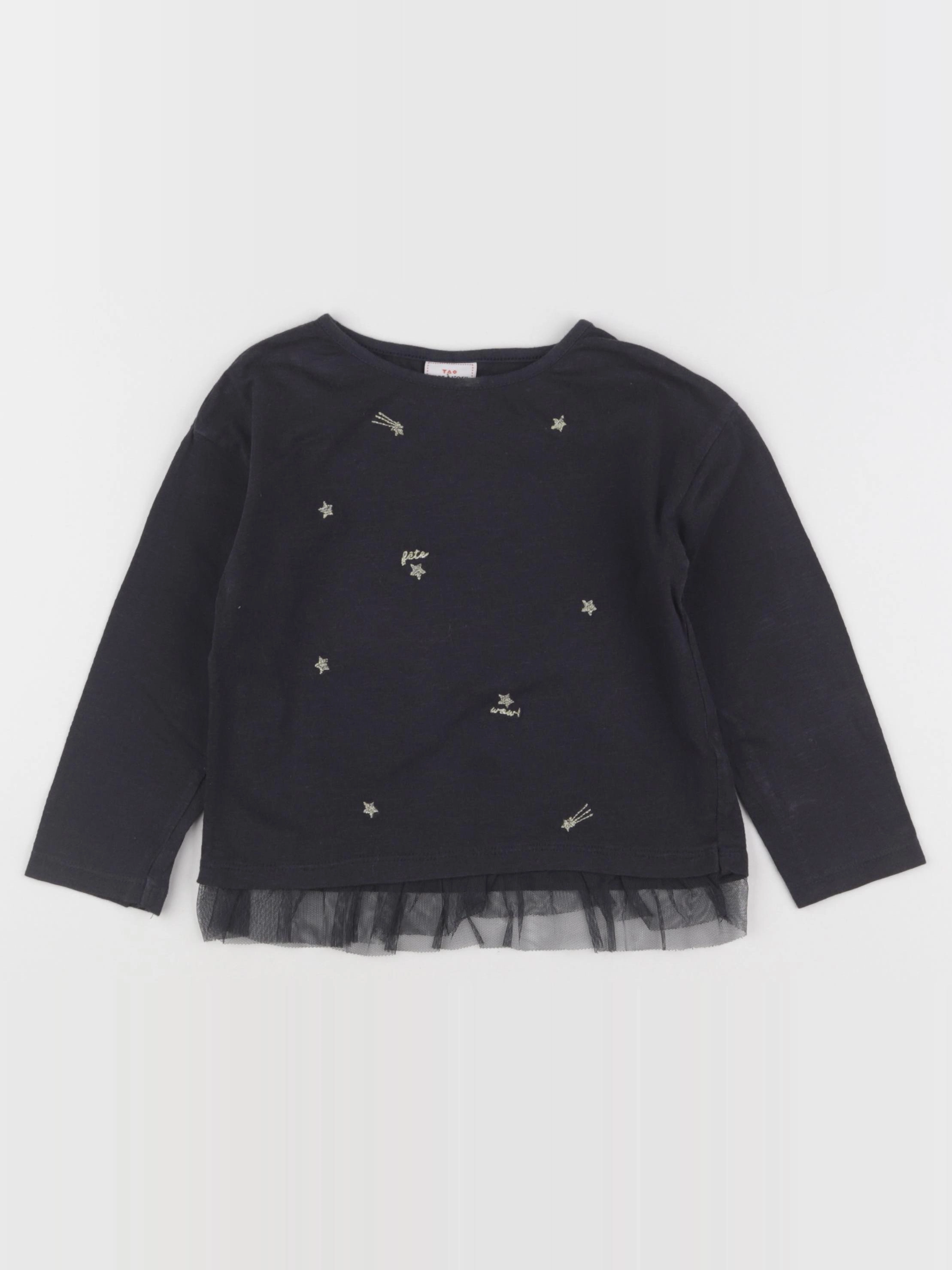 Tape à l'oeil - tee-shirt bleu, or - 3 ans