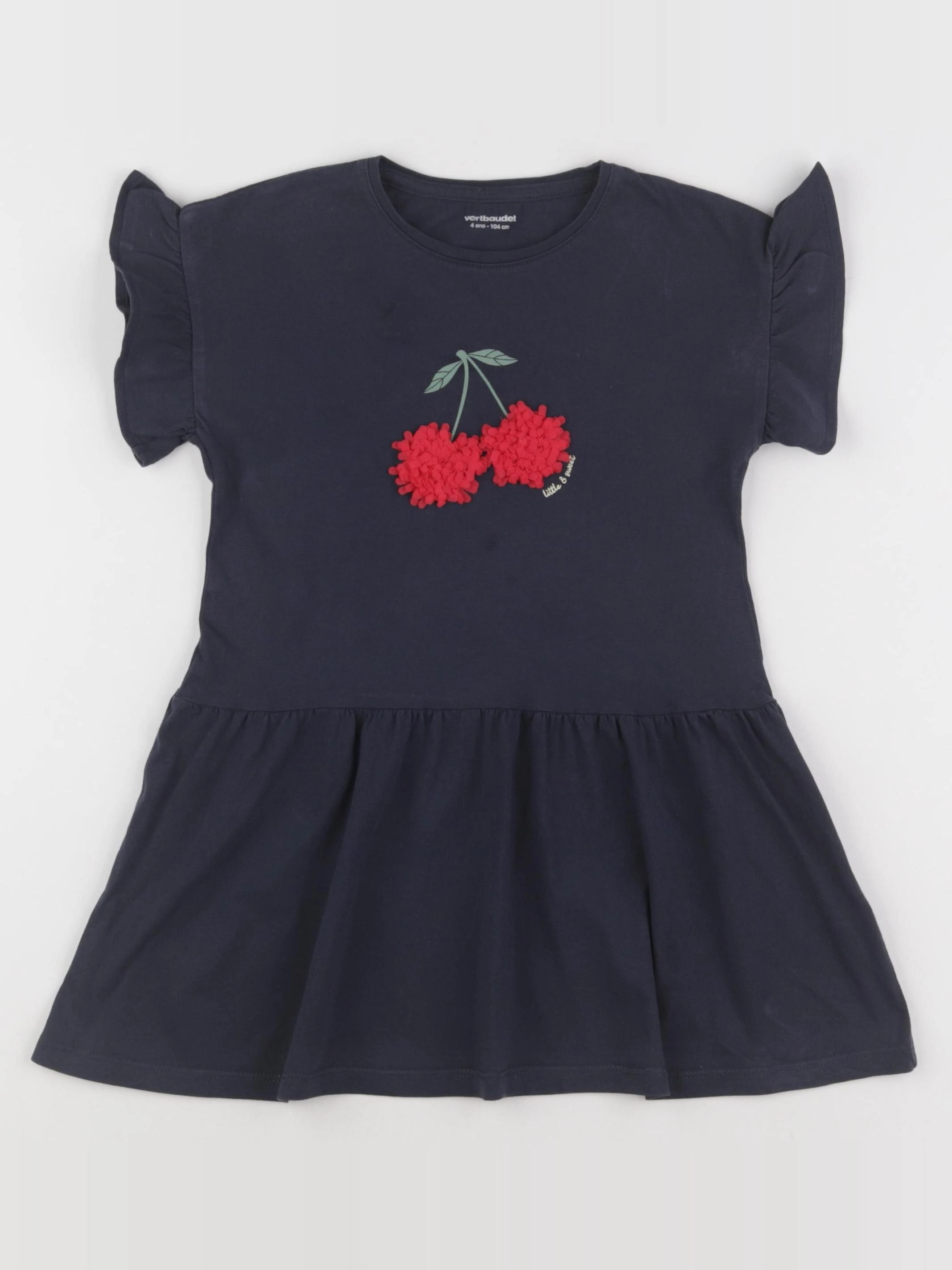 Vertbaudet - robe bleu - 4 ans