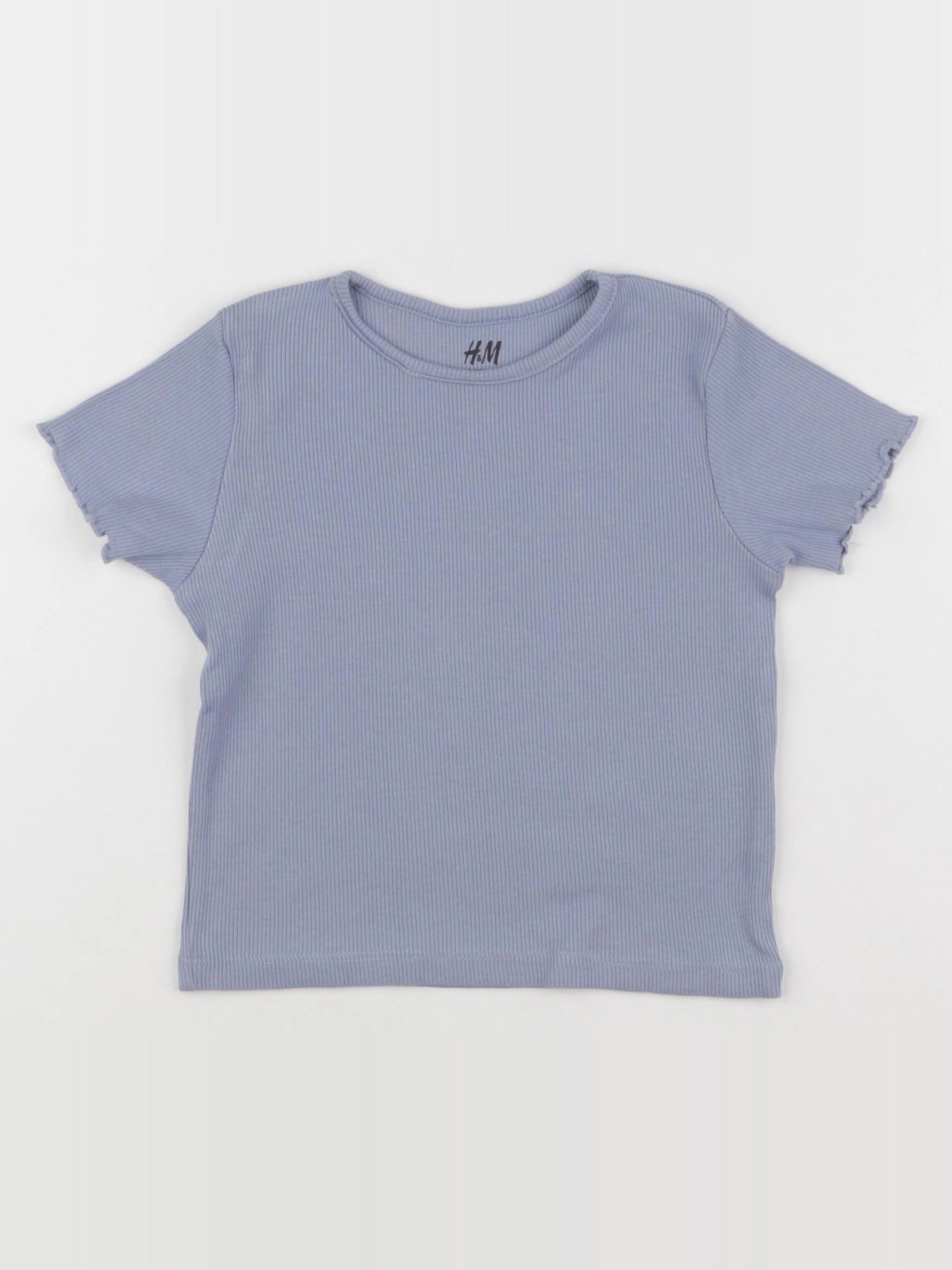 H&M - tee-shirt bleu - 2/4 ans