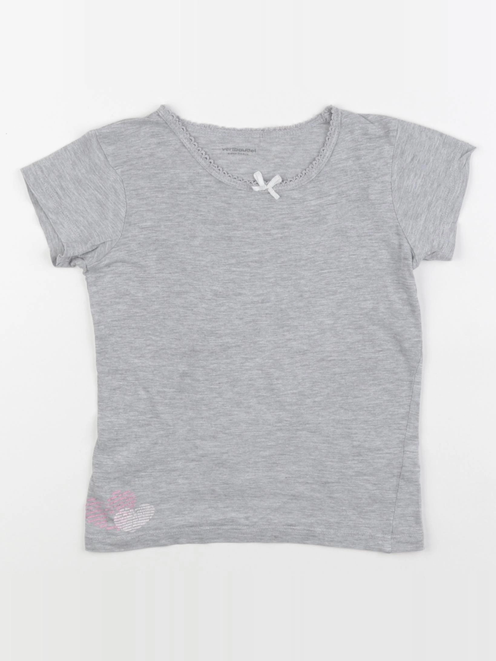 Vertbaudet - maillot de corps gris - 6 ans