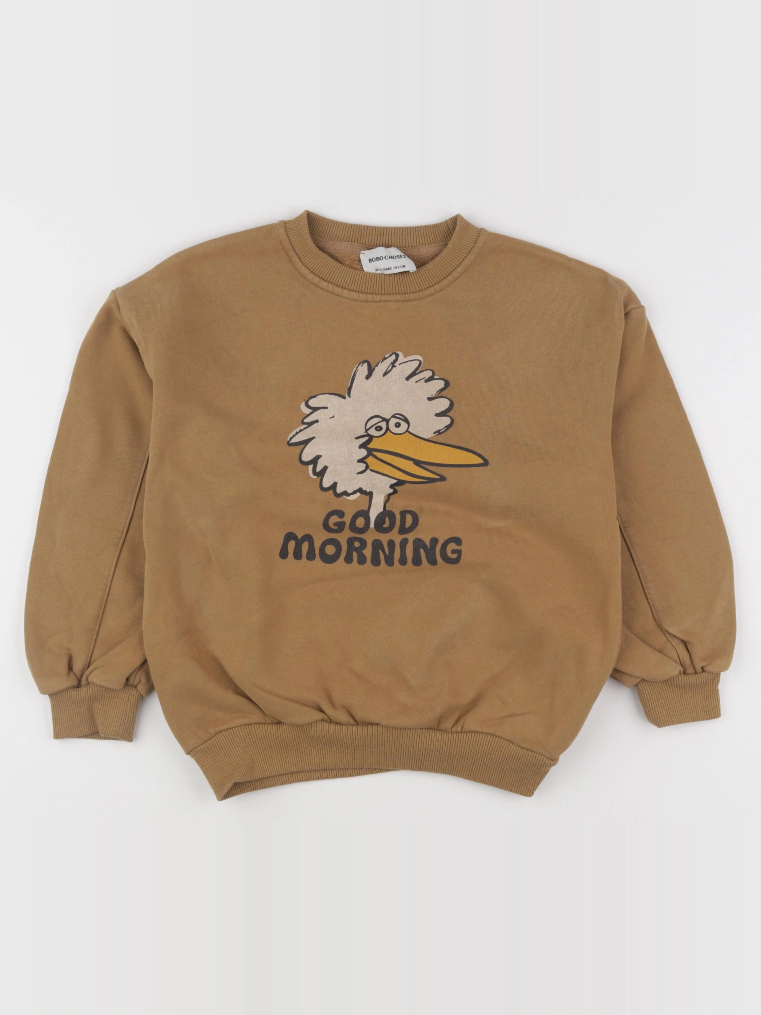 Bobo Choses - sweat marron - 10/11 ans