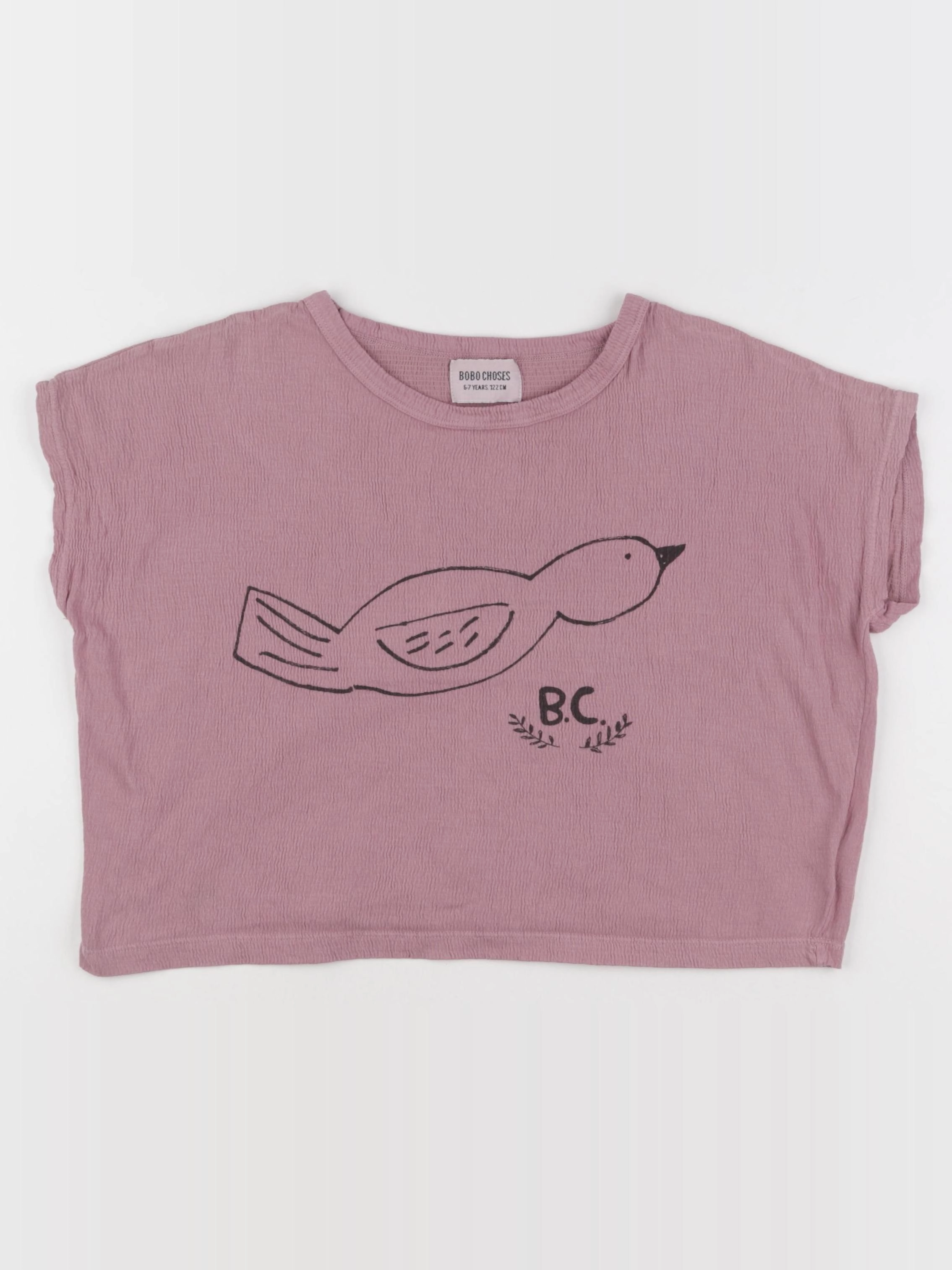 Bobo Choses - tee-shirt rose - 6/7 ans