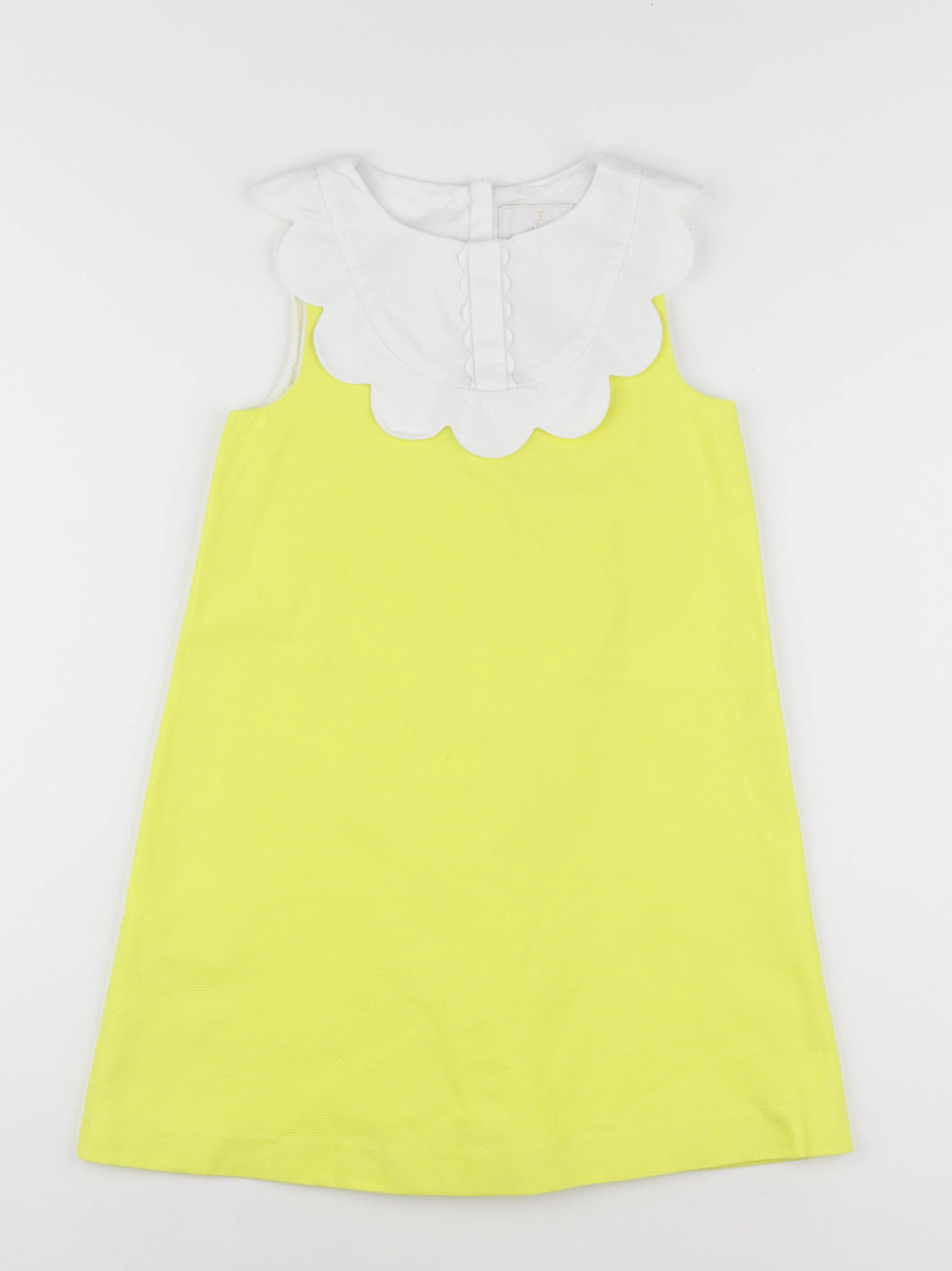 Jacadi - robe blanc, jaune - 8 ans