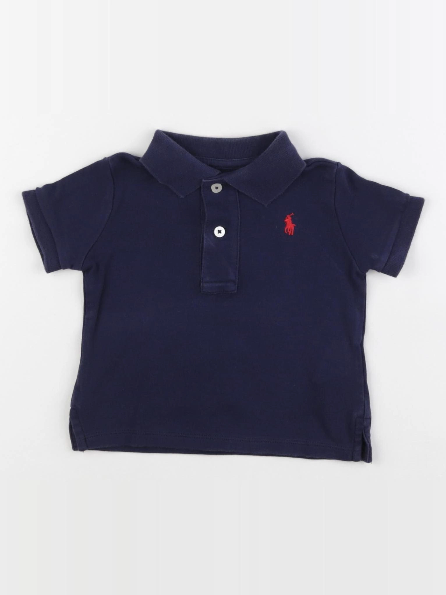 Ralph Lauren - polo bleu - 9 mois