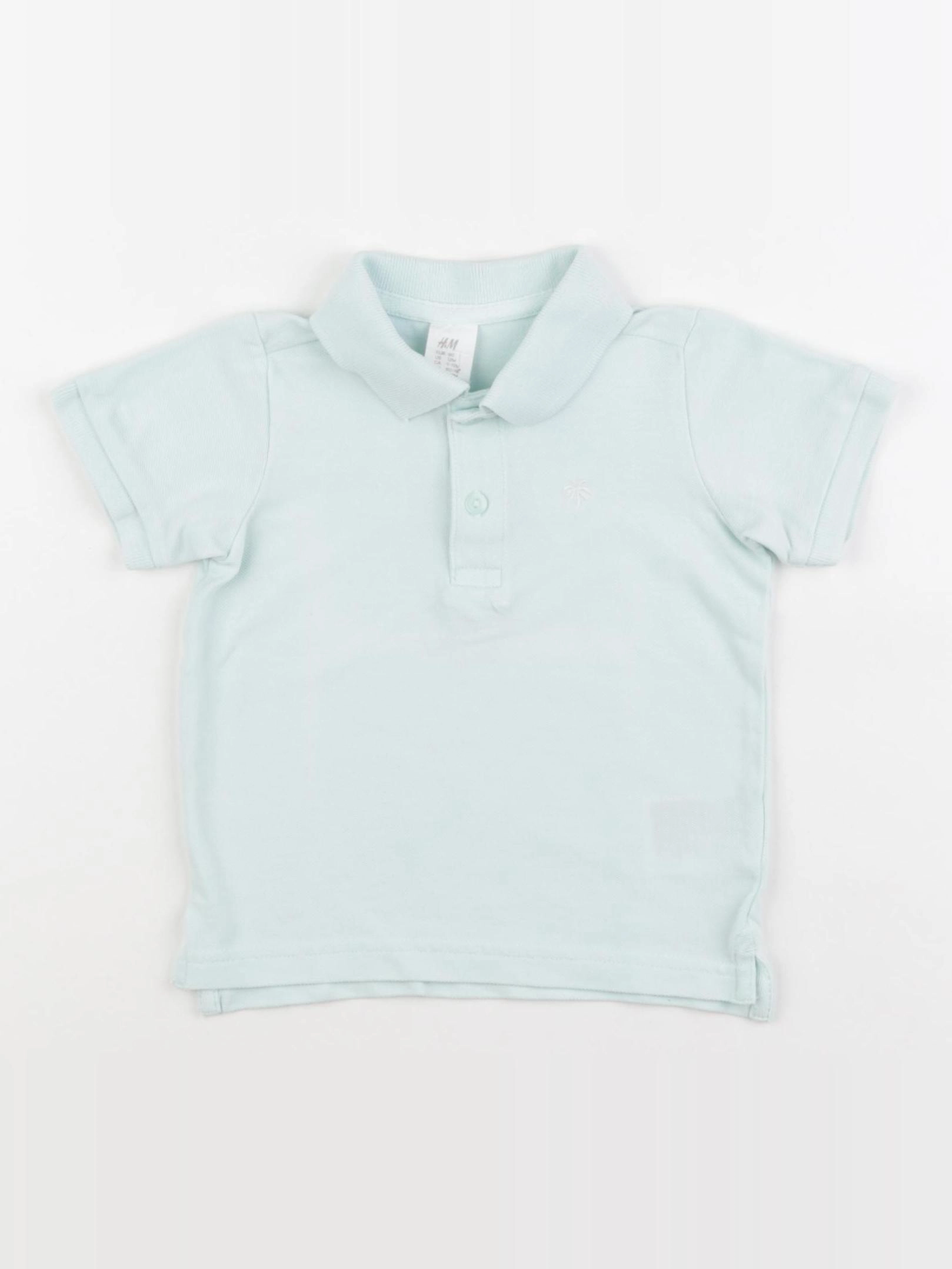H&M - polo vert - 9/12 mois