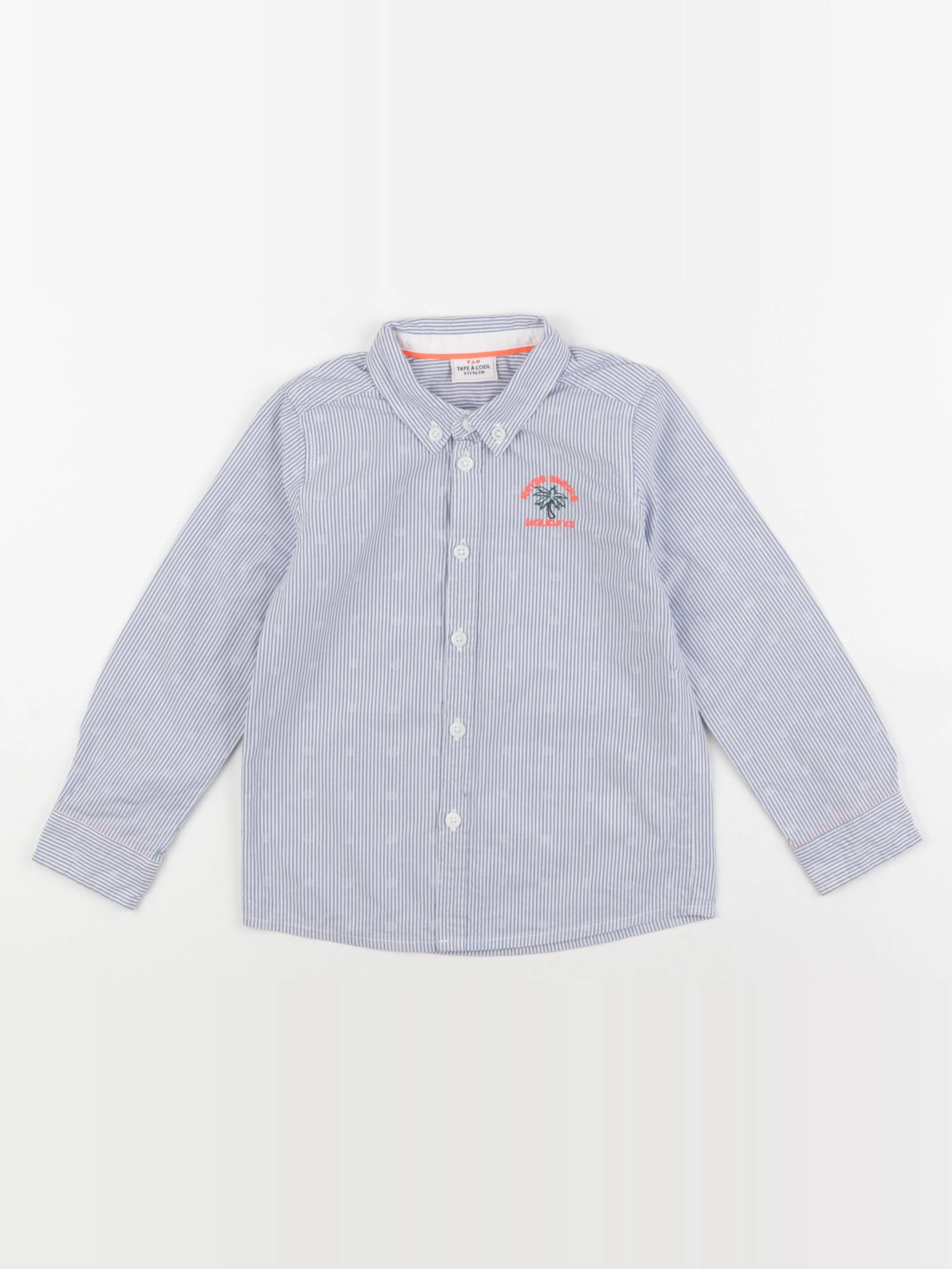 Tape à l'oeil - chemise bleu - 3 ans