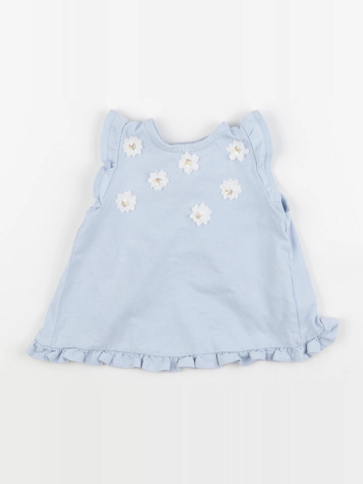 Tape à l'oeil - tee-shirt bleu - 6 mois