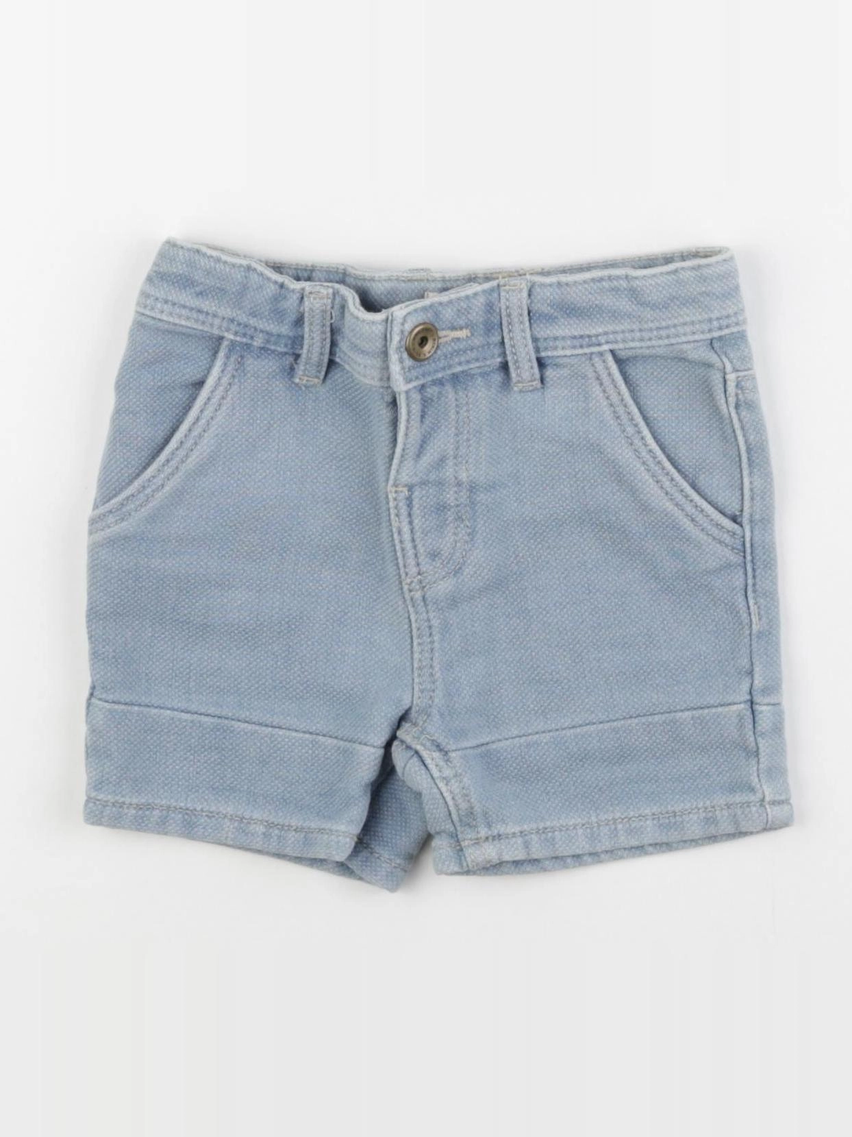 Mango - short bleu - 9/12 mois