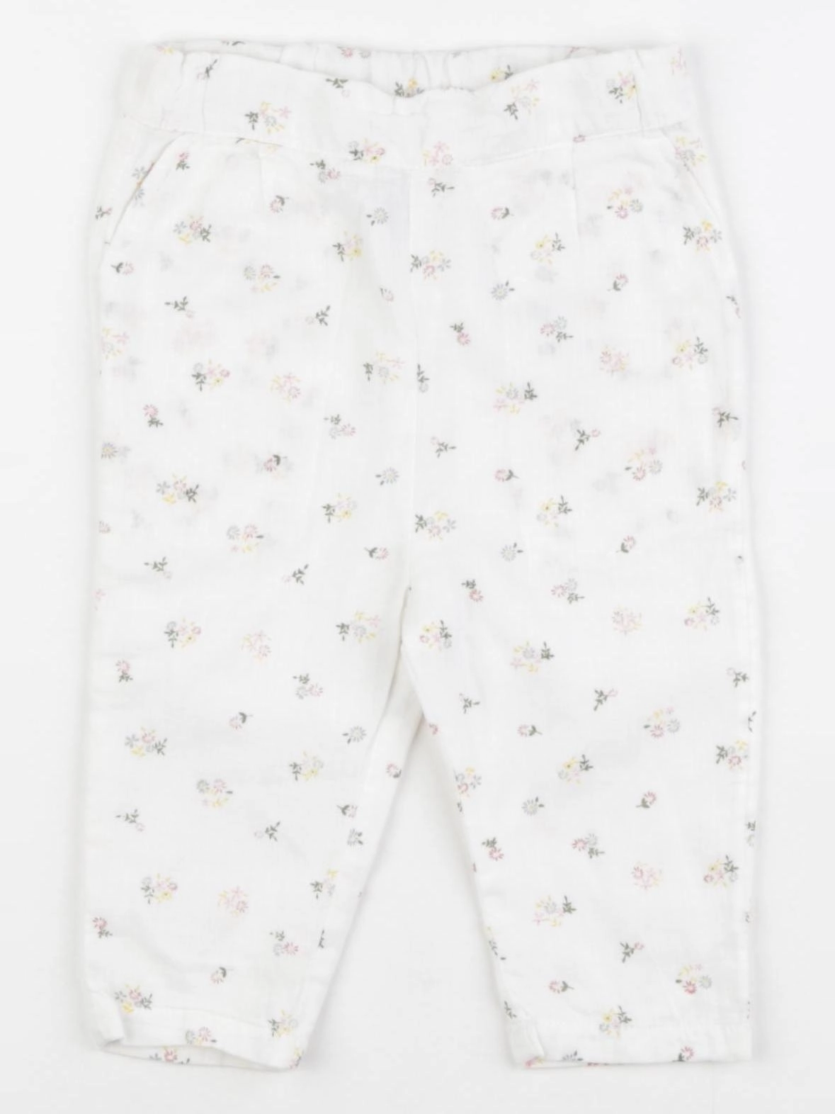 La Redoute - pantalon blanc, multicolore - 9 mois