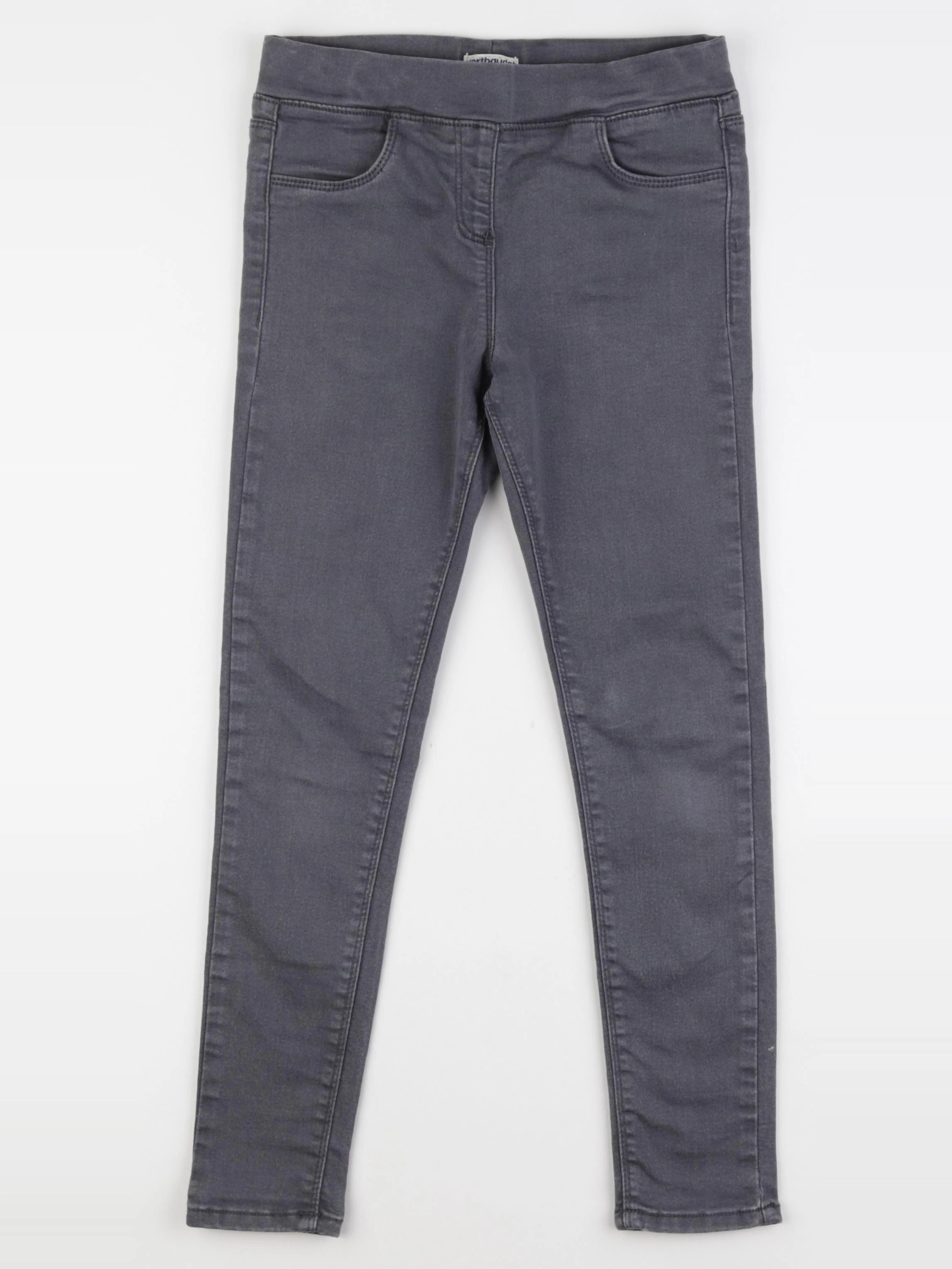 Vertbaudet - jegging gris - 10 ans