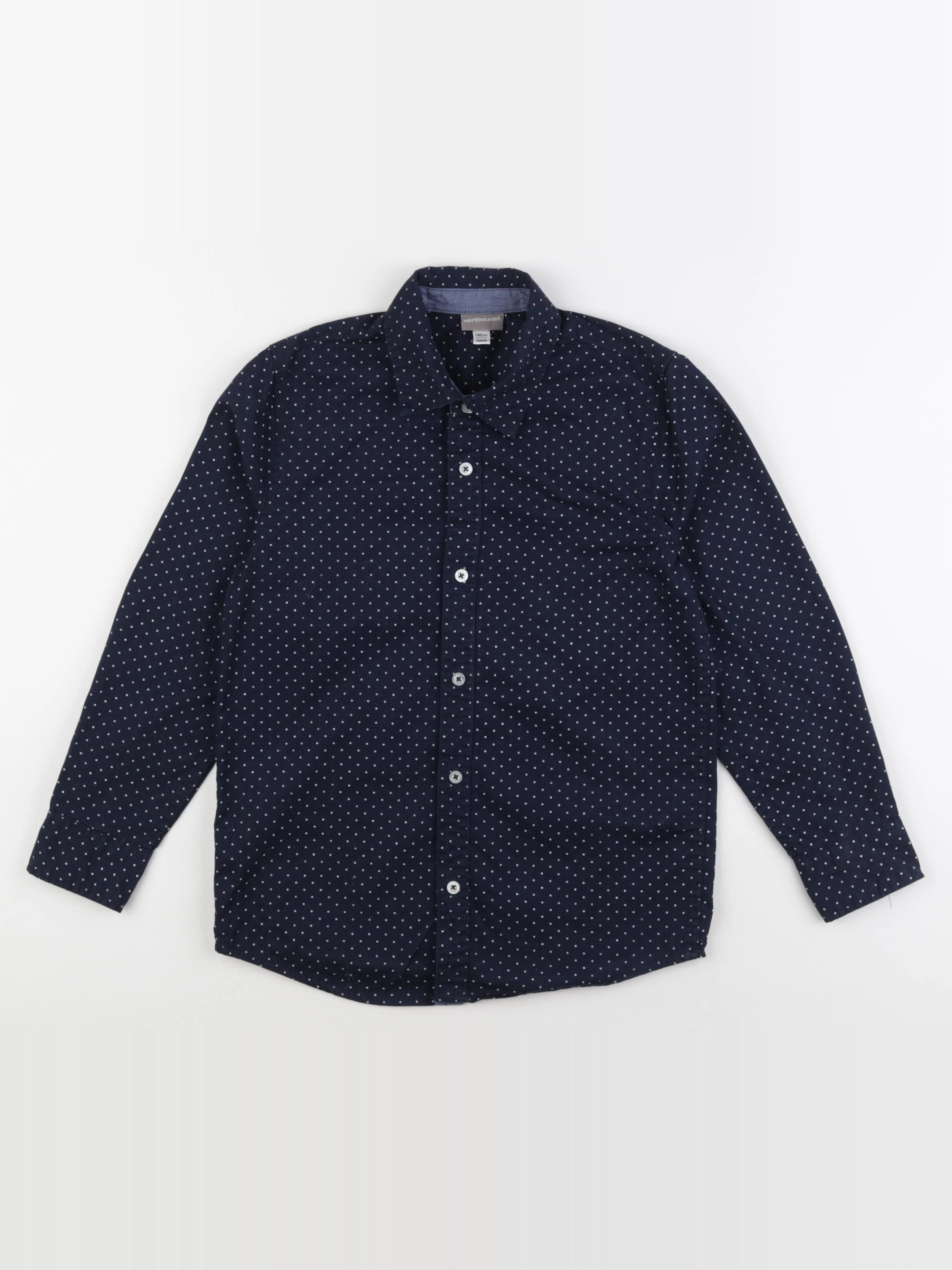 Vertbaudet - chemise bleu - 10 ans