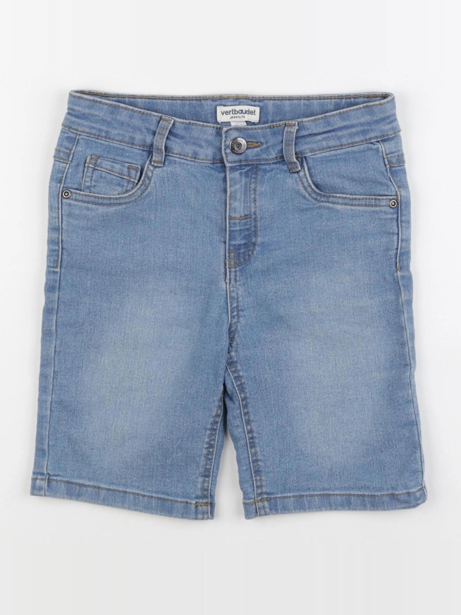 Vertbaudet - short bleu - 8 ans