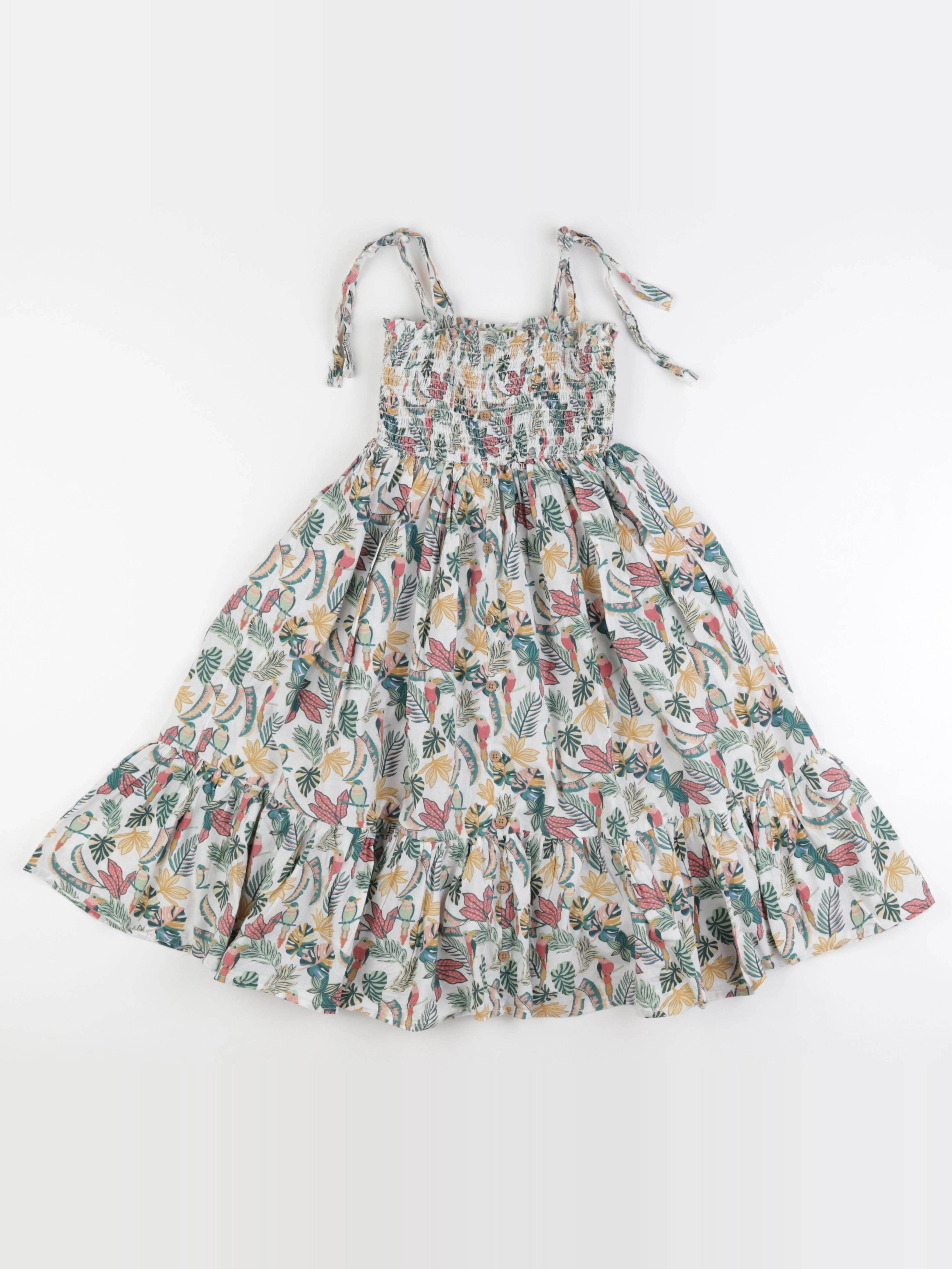 Vertbaudet - robe multicolore - 5 ans
