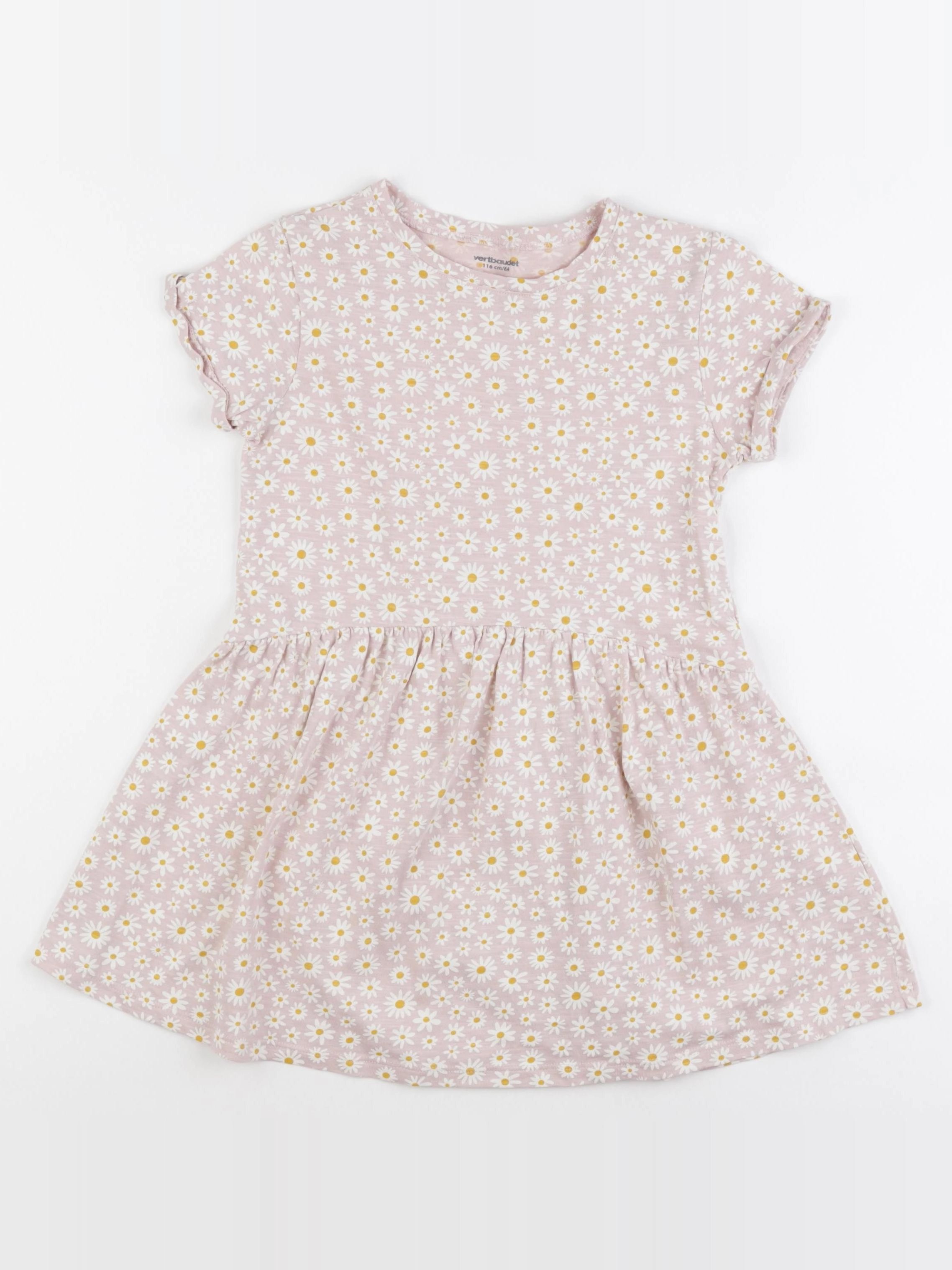 Vertbaudet - robe rose - 6 ans