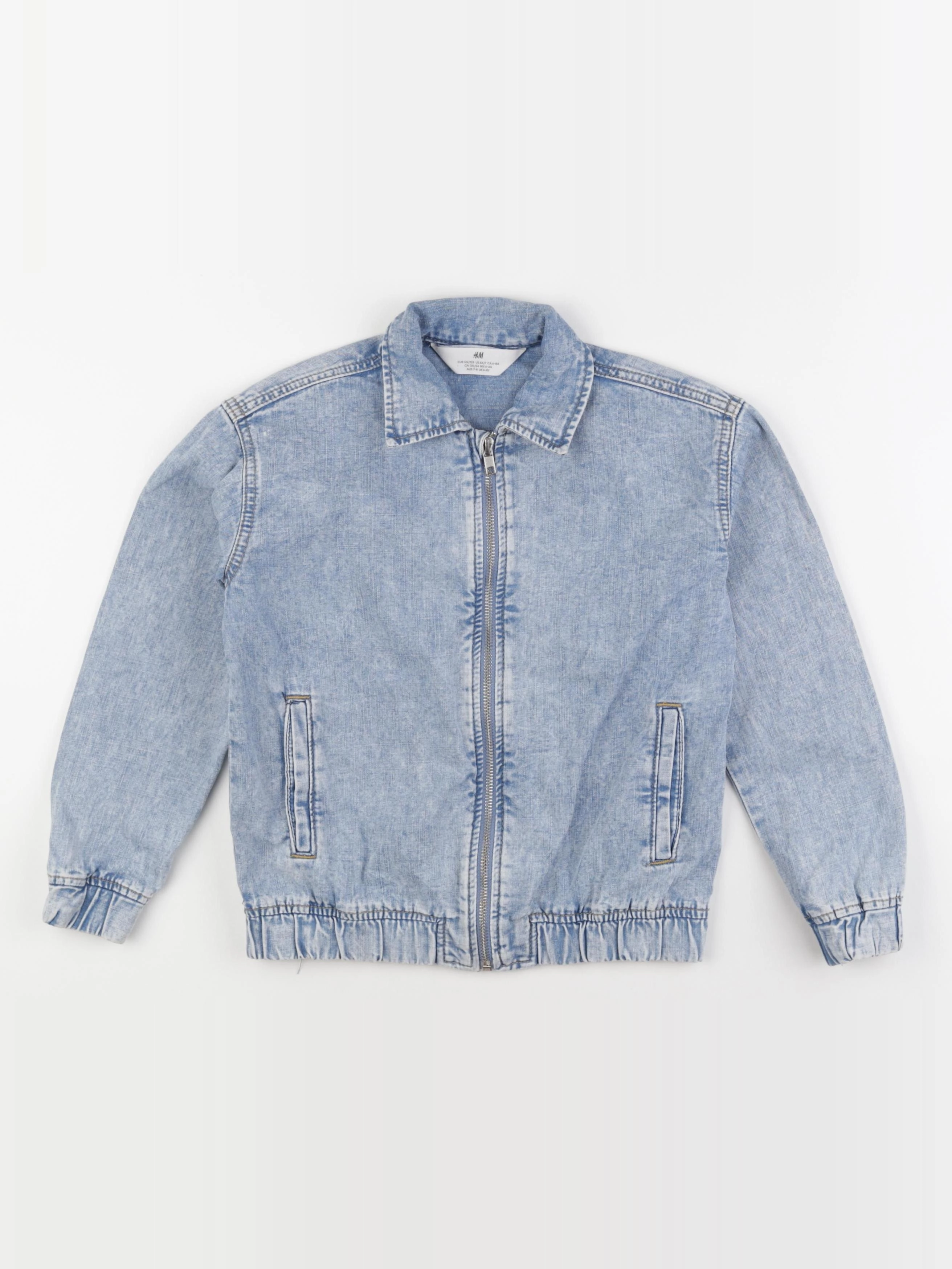 H&M - veste bleu - 6/8 ans