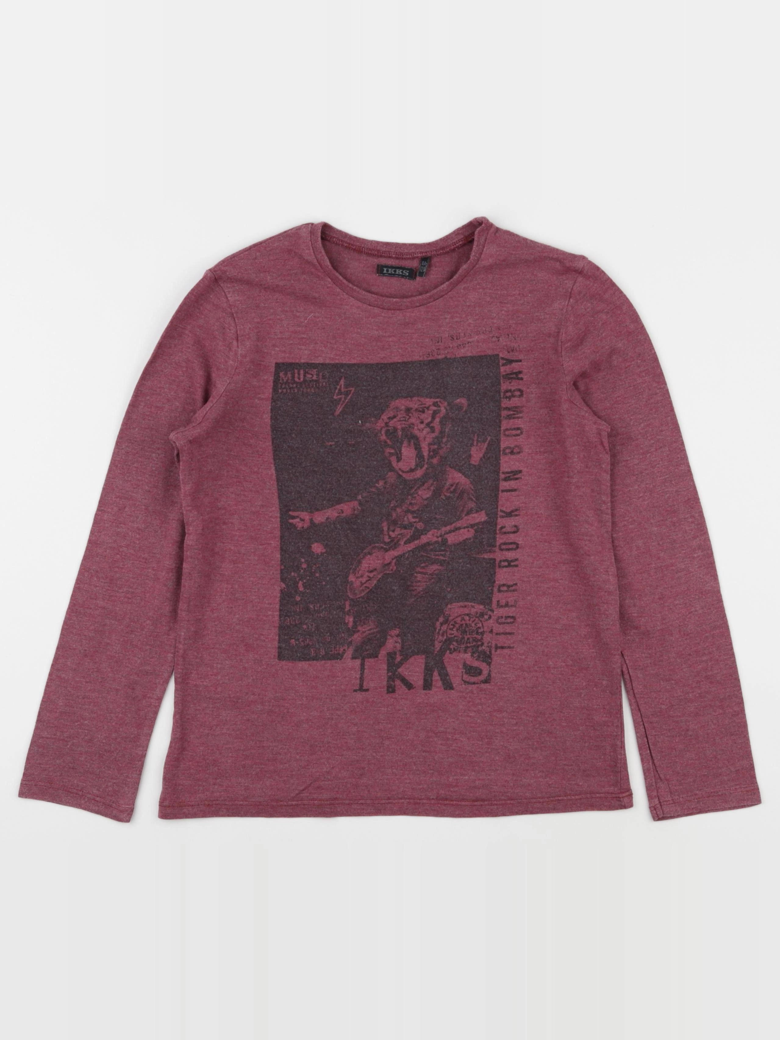 IKKS - tee-shirt rose - 8 ans