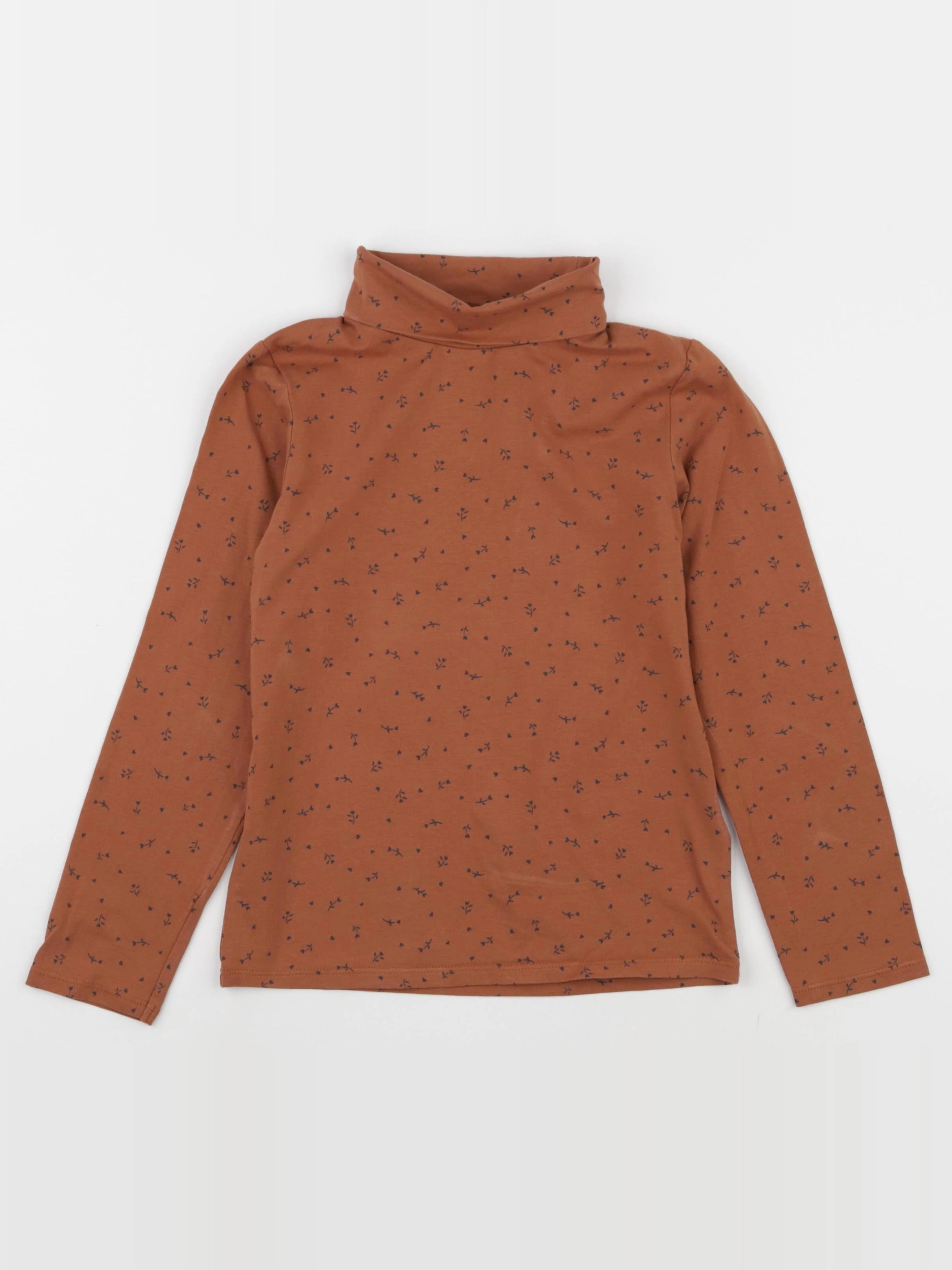 Vertbaudet - sous-pull marron - 8 ans