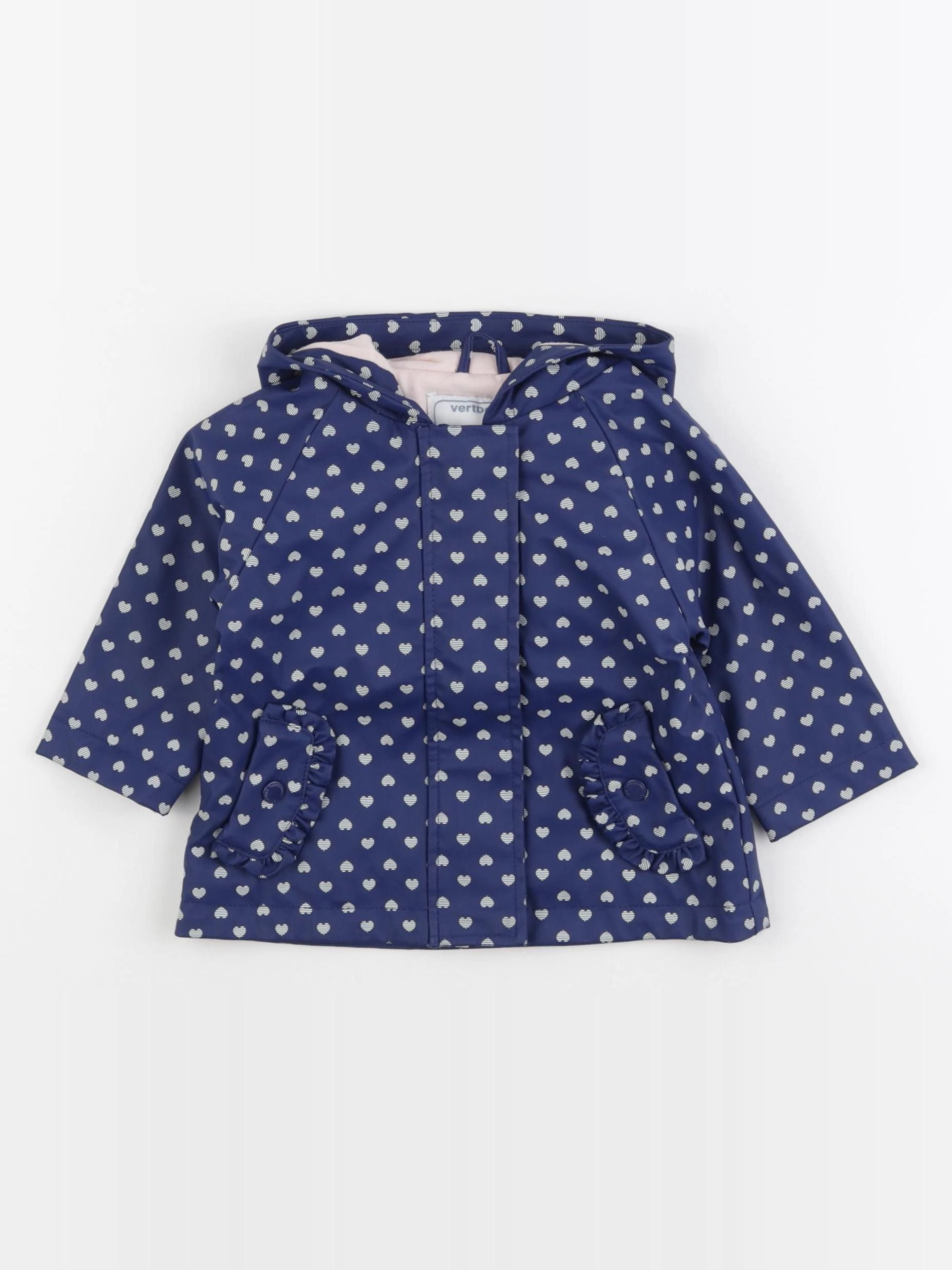 Vertbaudet - imperméable bleu - 6 mois