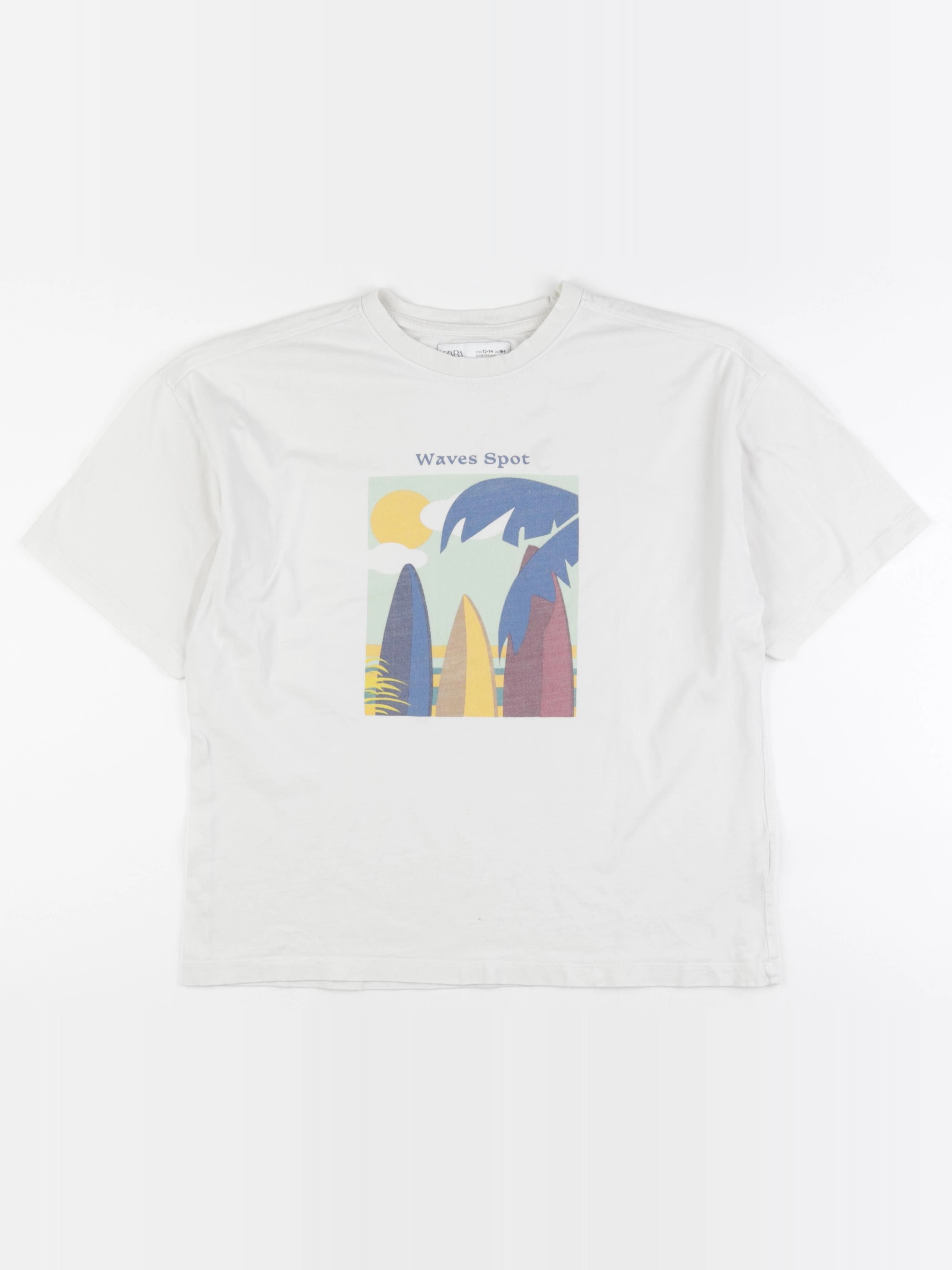 Zara - tee-shirt blanc - 13/14 ans