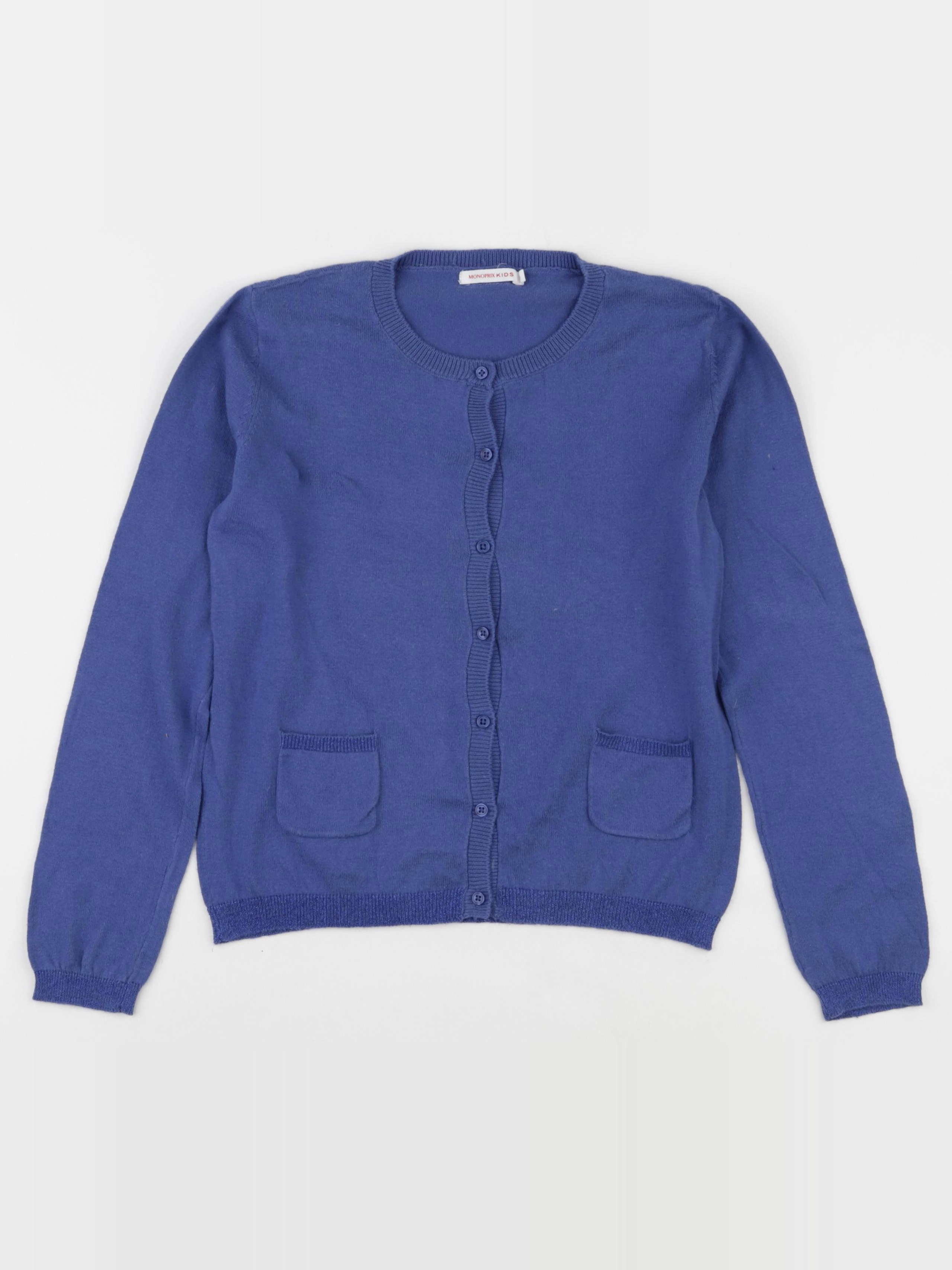 Monoprix - gilet bleu - 10 ans