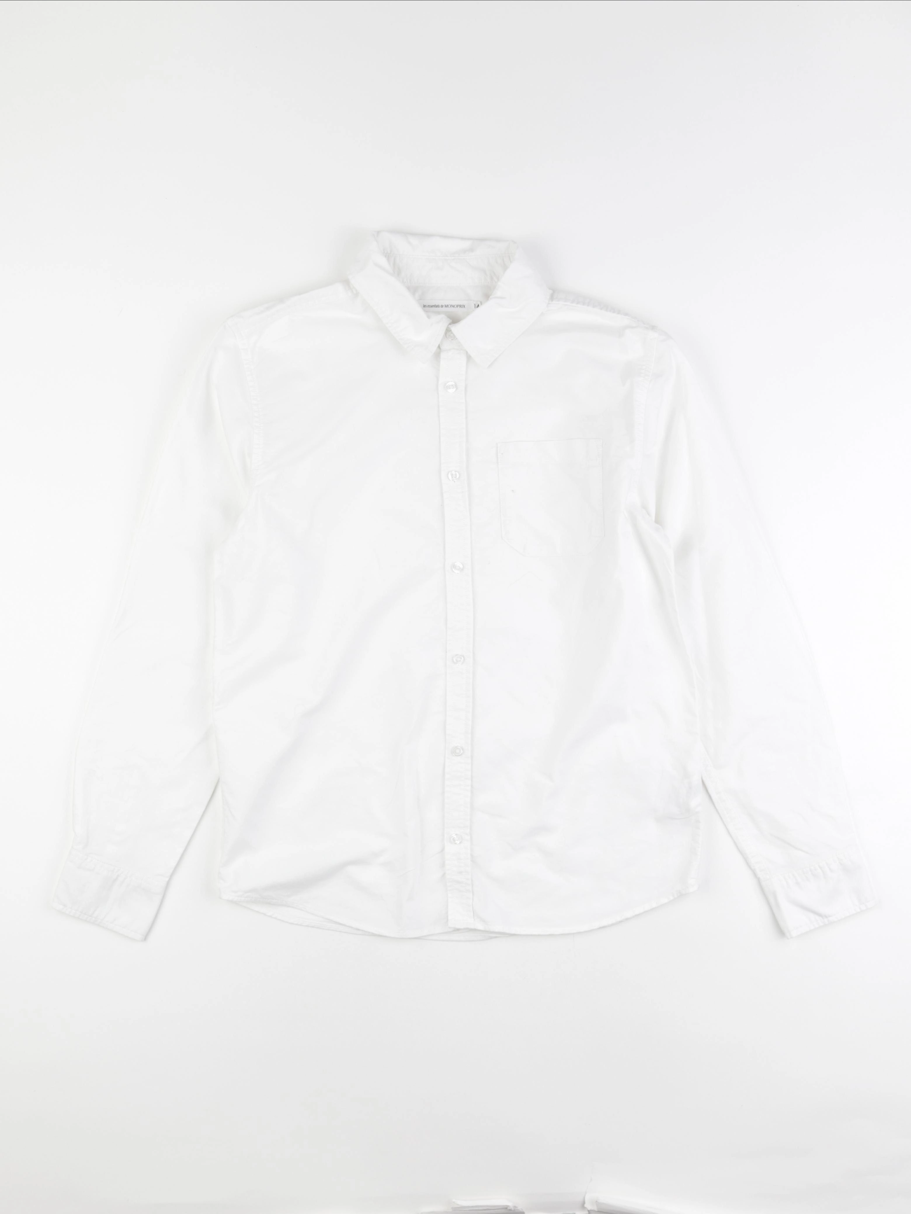 Monoprix - chemise blanc - 14 ans