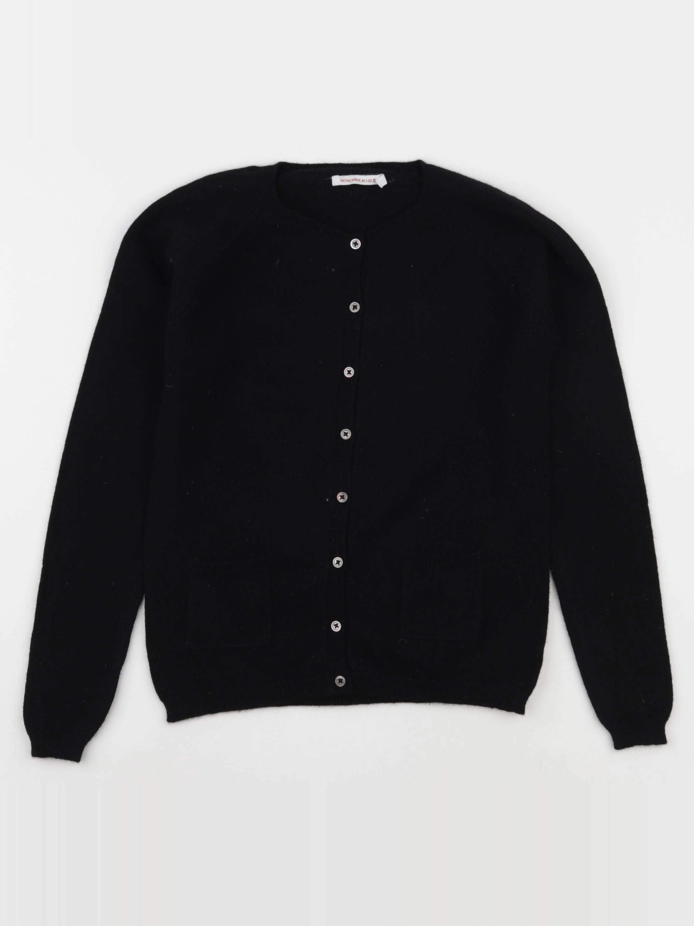 Monoprix - gilet noir - 10 ans