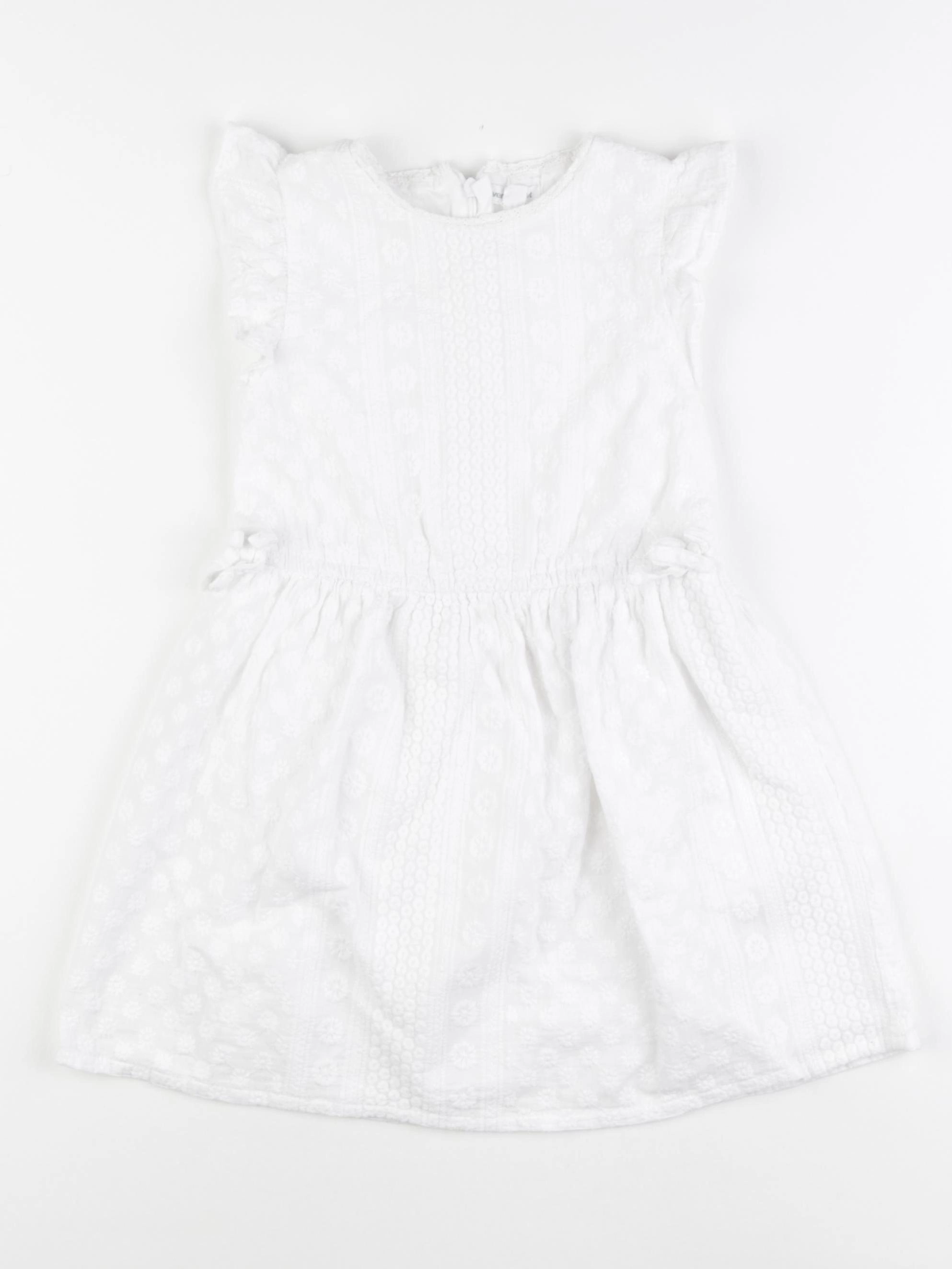 Vertbaudet - robe blanc - 6 ans