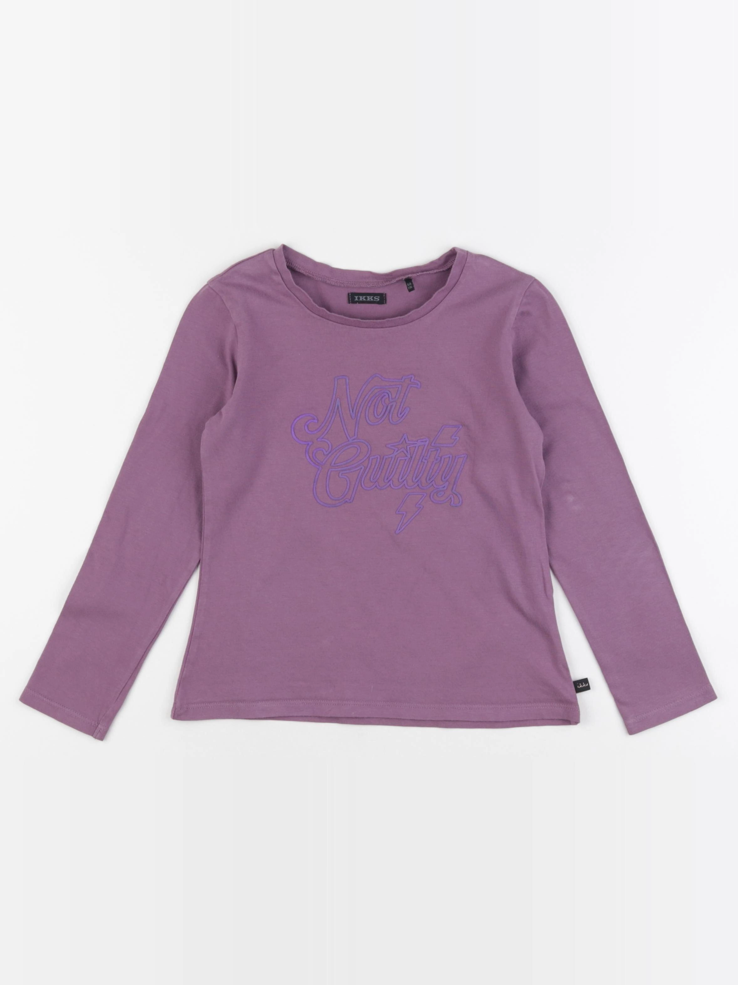 IKKS - tee-shirt violet - 6 ans
