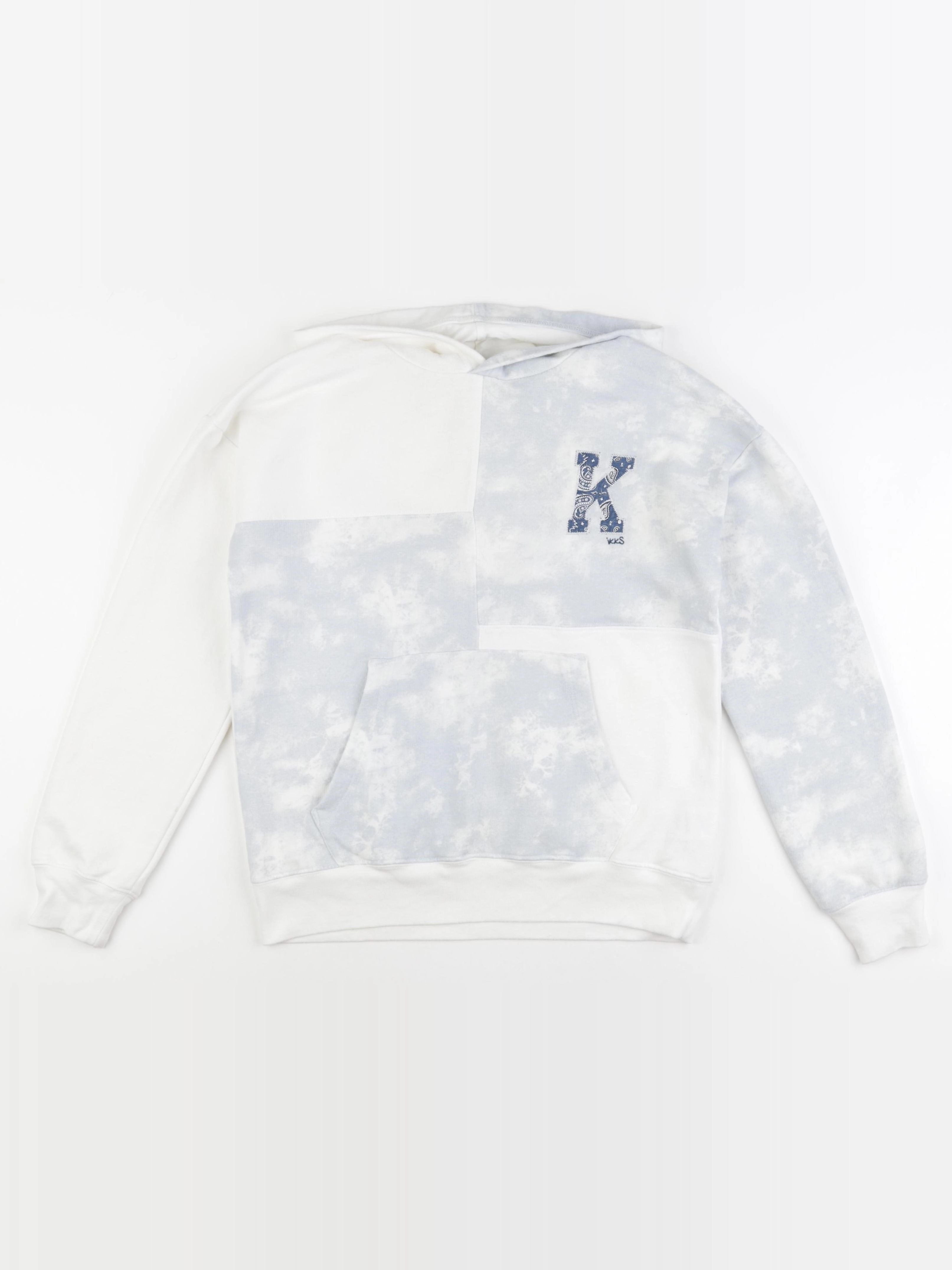 IKKS - sweat blanc, bleu - 12 ans