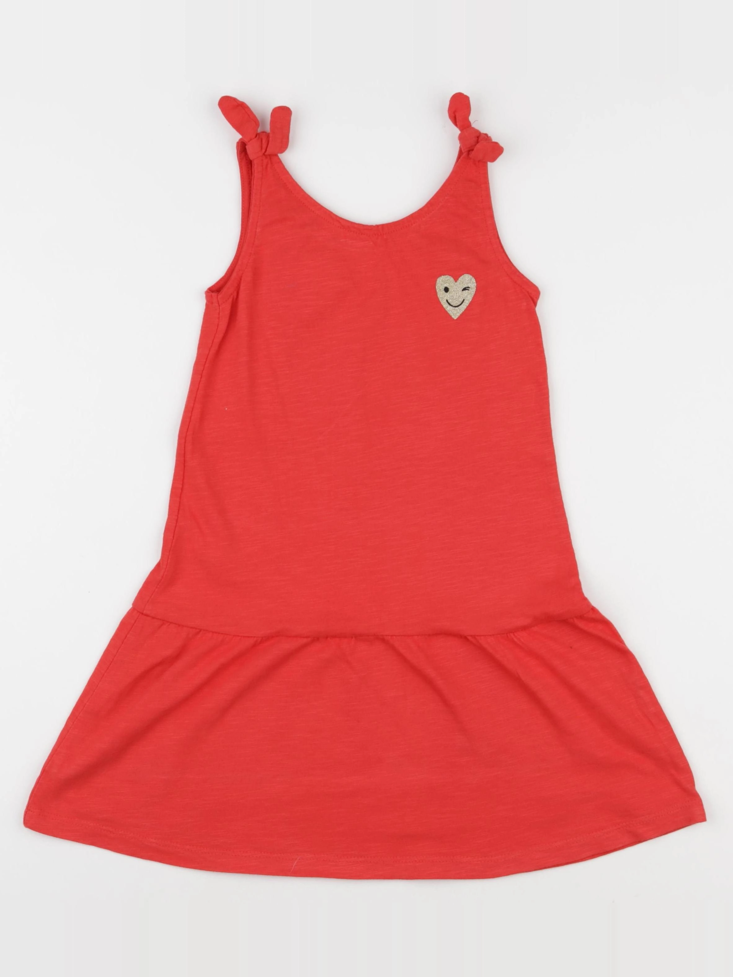 Vertbaudet - robe rouge - 5 ans