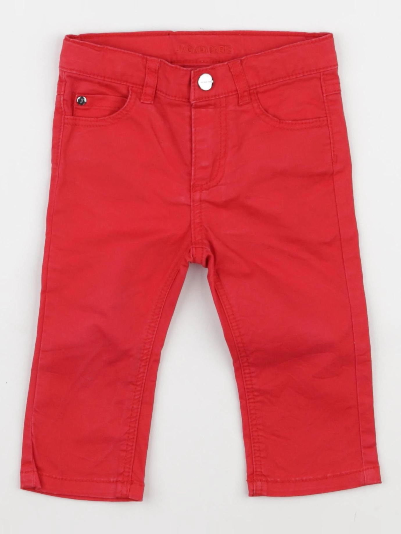 Jacadi - pantalon rouge - 12 mois