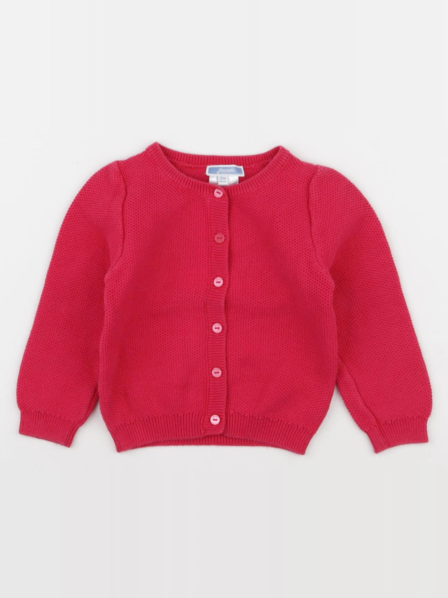 Jacadi - gilet rose - 36 mois