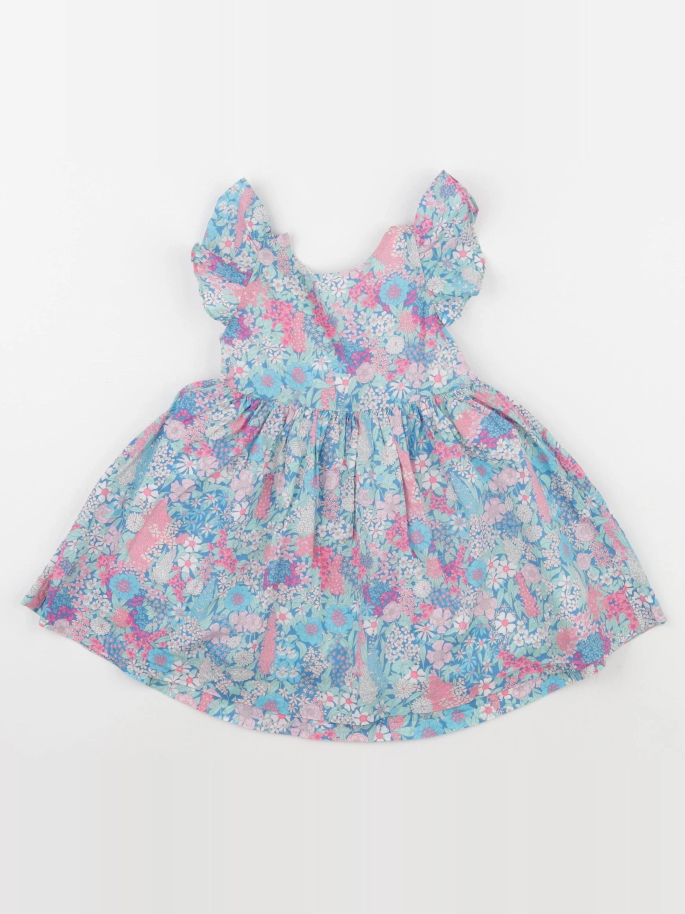 Jacadi - robe liberty multicolore - 18 mois