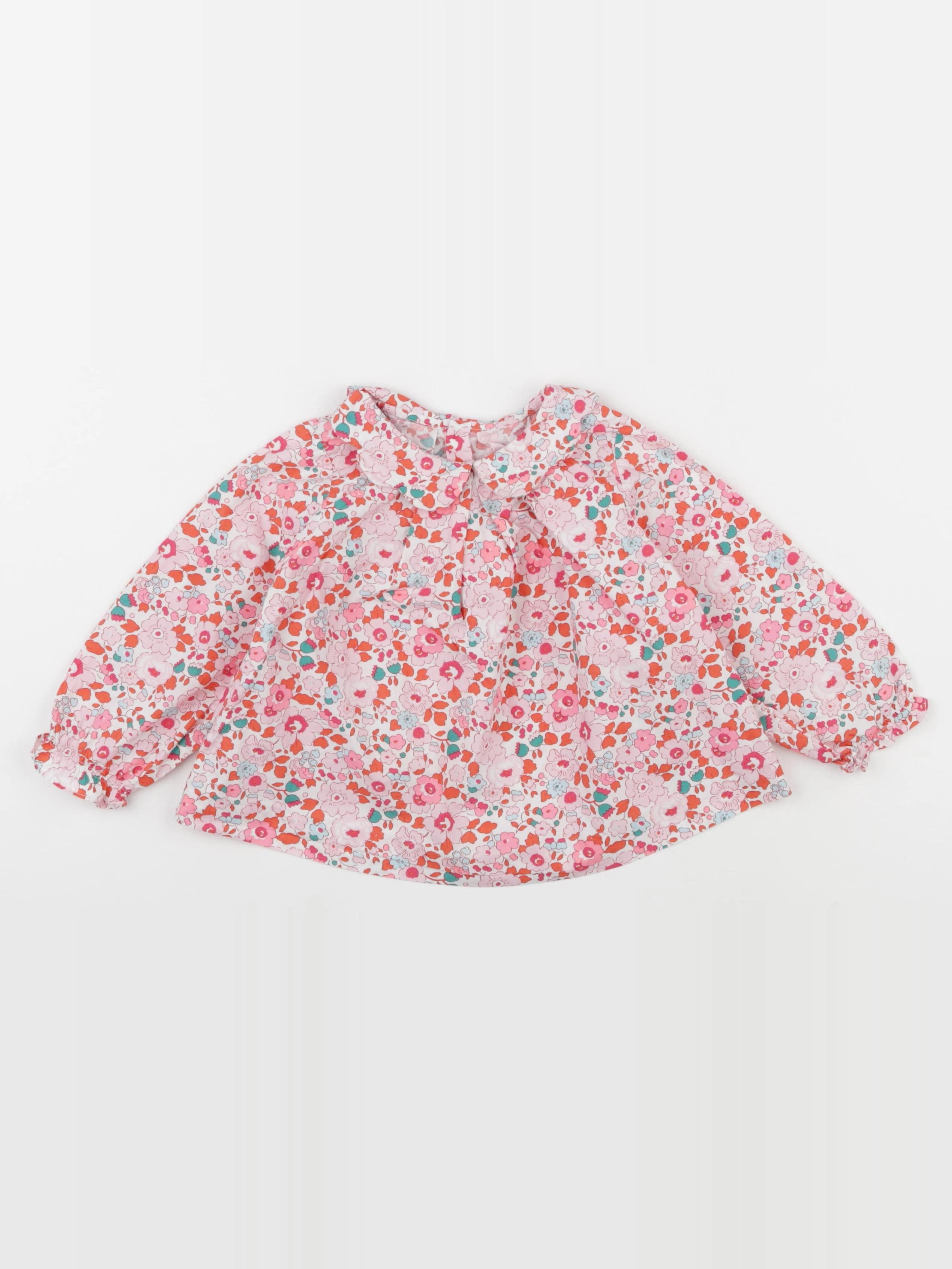 Jacadi - blouse liberty multicolore - 24 mois