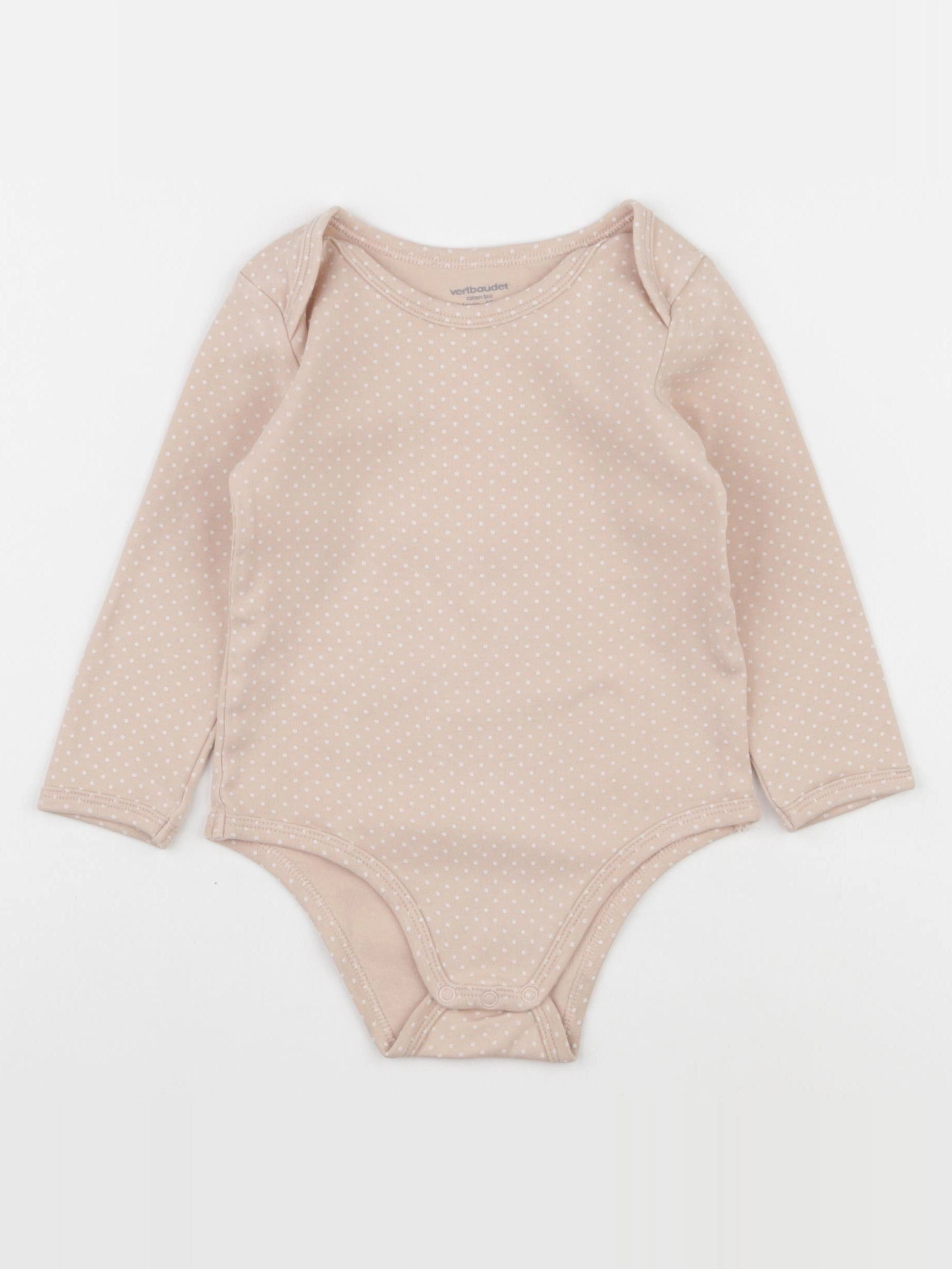 Vertbaudet - body rose - 24 mois